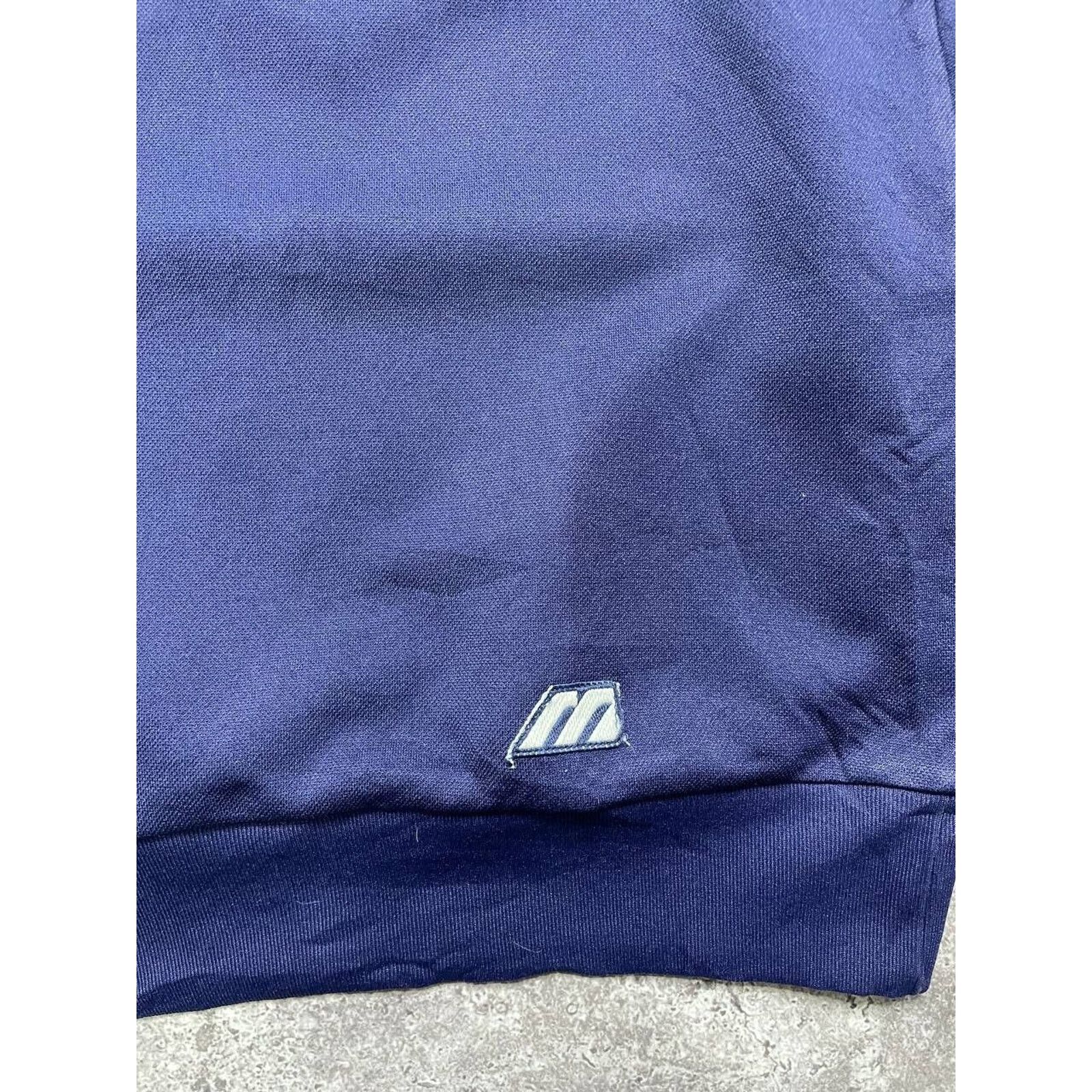 Mizuno × Vintage Vintage Mizuno Sega Pullover Navy Stripes Logo Sweatshirt Size US M / EU 48-50 / 2 - 2 Thumbnail