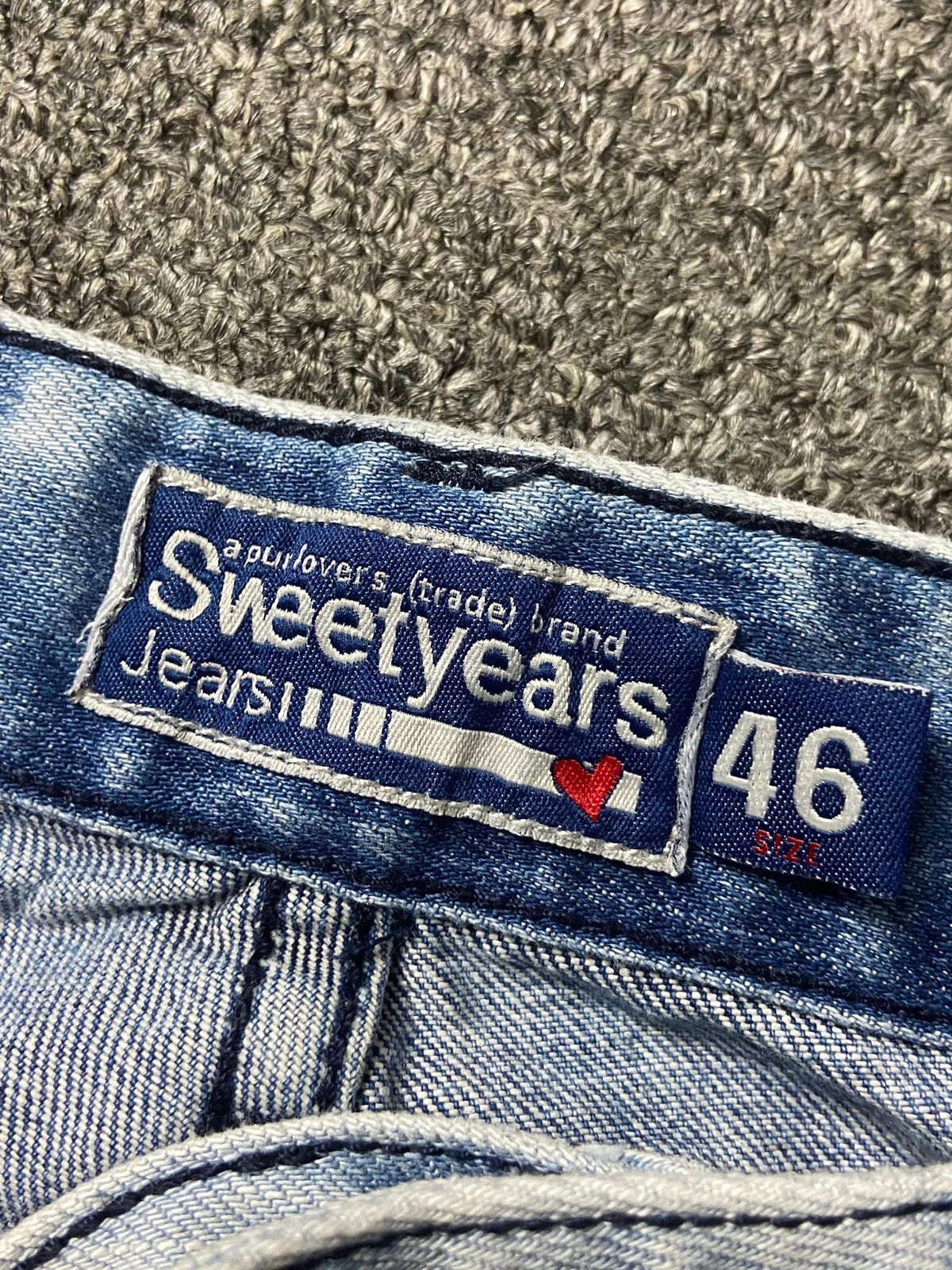 Japanese Brand × Seditionaries × Vintage SWEETYEARS Brand Acid Wash Ripped Jeans (132) Size US 32 / EU 48 - 7 Thumbnail