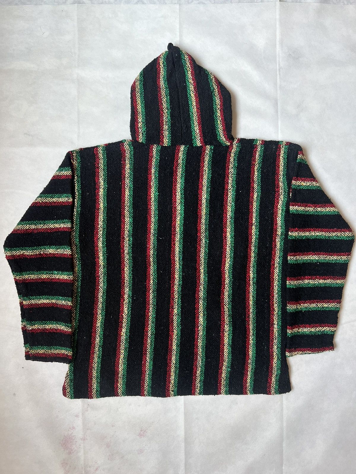 Mexican Threads Rare Sunspecs Rasta Mexican Baja Knit Hoodie Pullover Size US XL / EU 56 / 4 - 8 Thumbnail