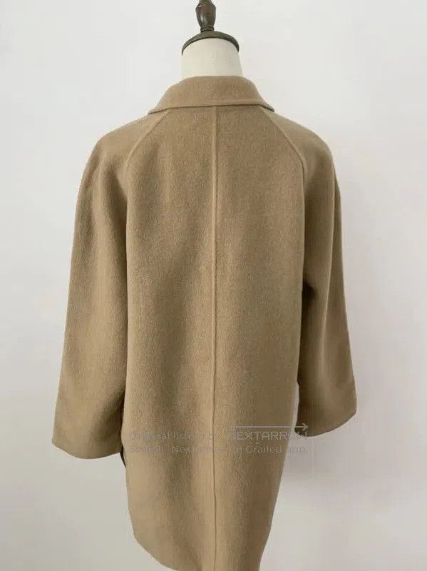 Burberry Burberry Khaki Wool Women's Coat Size M. Size M / US 6-8 / IT 42-44 - 4 Thumbnail