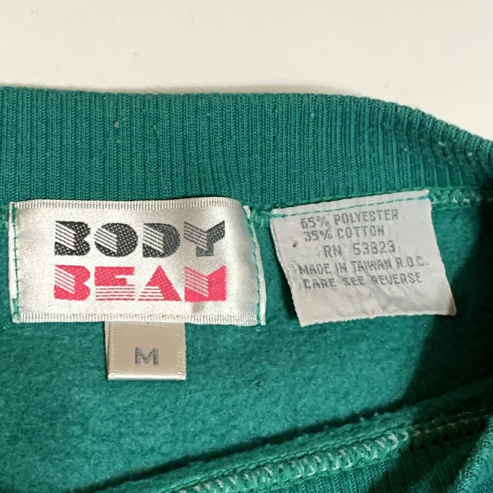 Vintage VINTAGE Body Beam Sweatshirt Womens M Green 1990s Casual Cotton Blend Shirts Womens Size M / US 6-8 / IT 42-44 - 7 Thumbnail