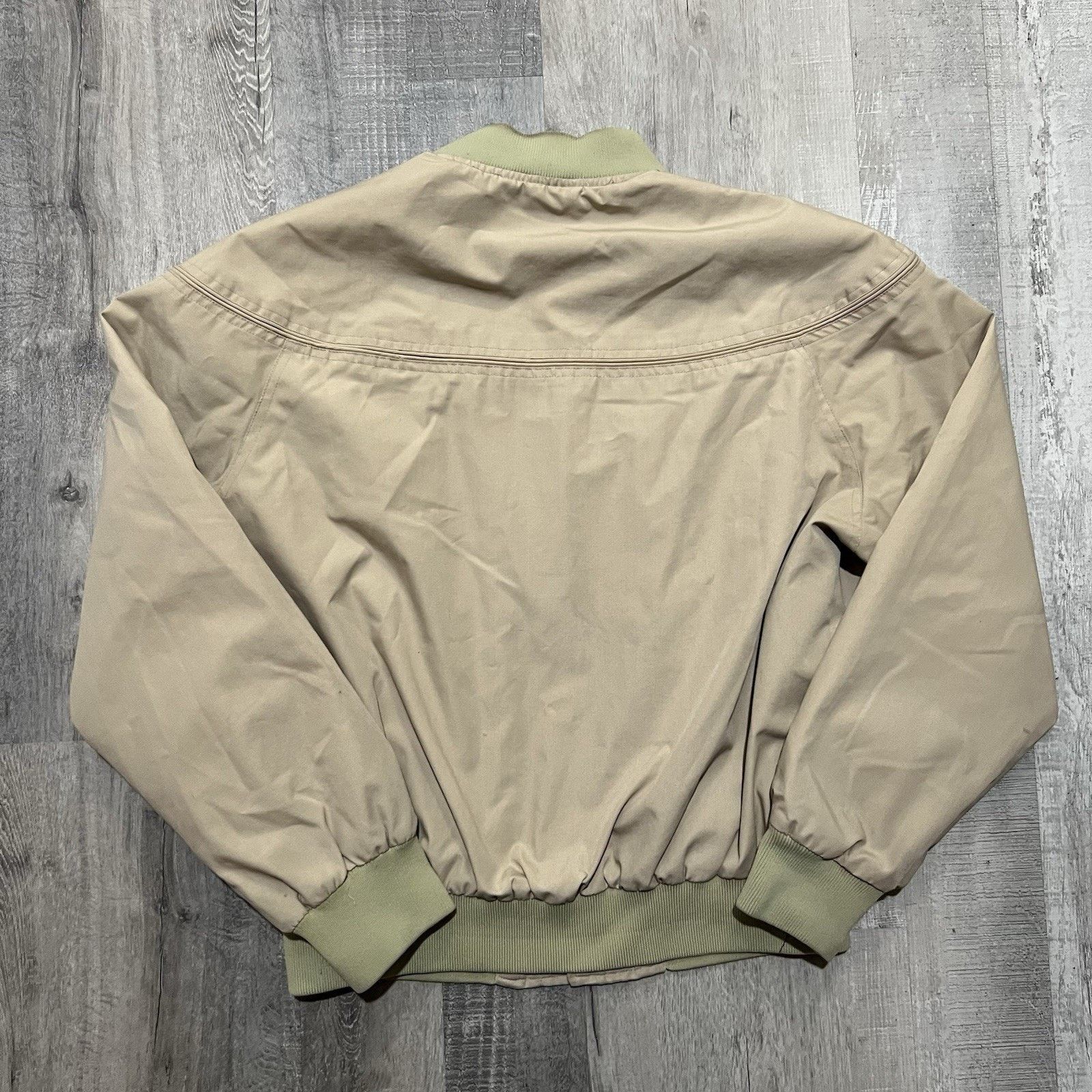Knightsbridge VTG Knightsbridge Jacket Mens L Beige Bomber Casual Golfing Size US L / EU 52-54 / 3 - 2 Thumbnail