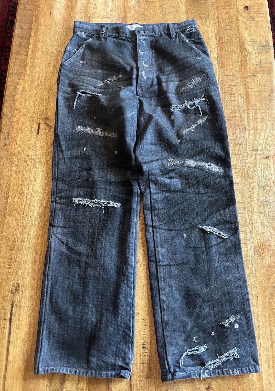 パンツ Alexander Digenova Thrashed Wax denim Alexander Digenova Thrashed Wax denim
