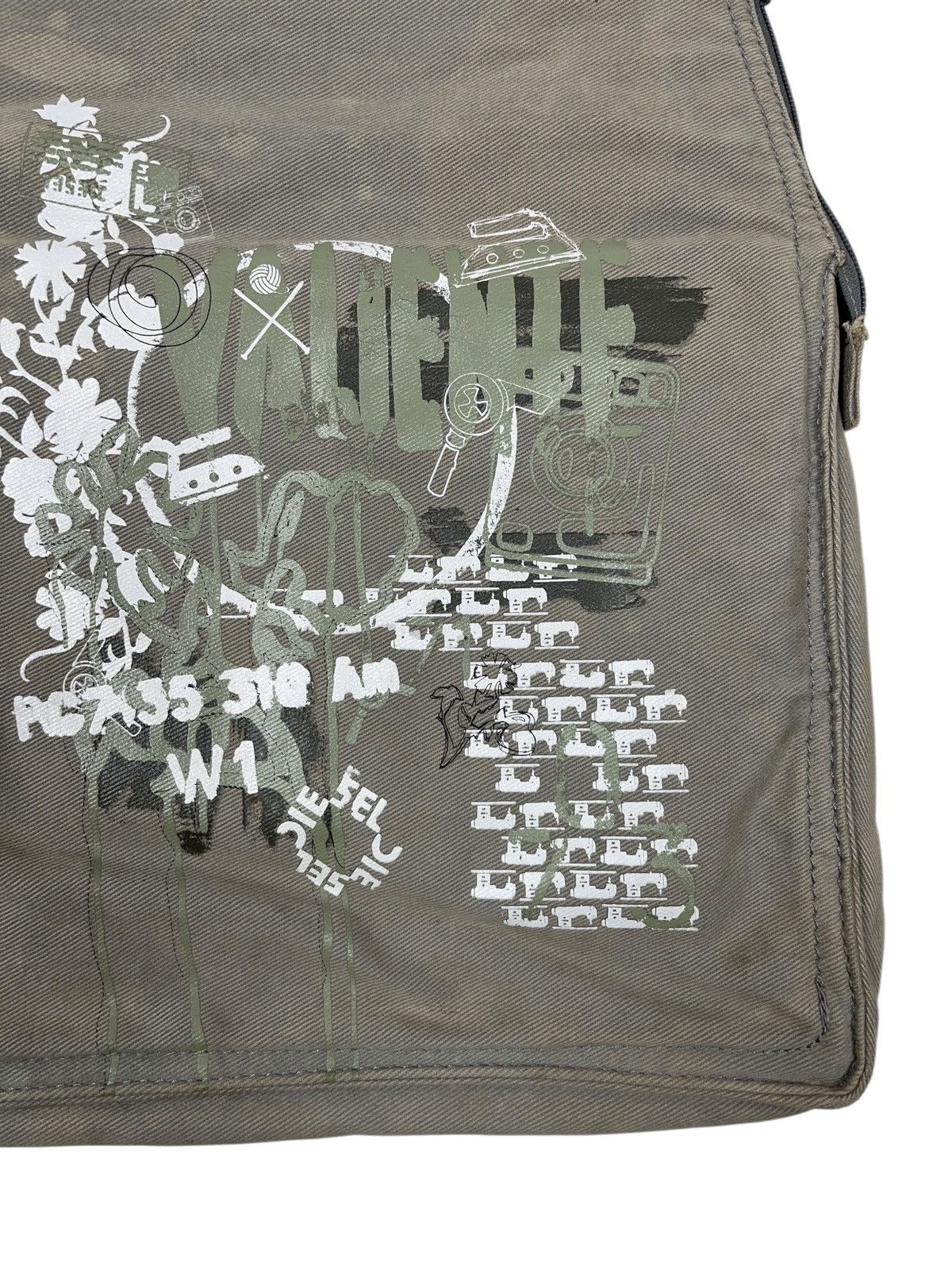 Diesel Vintage Diesel Spare Parts Double Sided Crossbody Bag y2k Size ONE SIZE - 3 Thumbnail