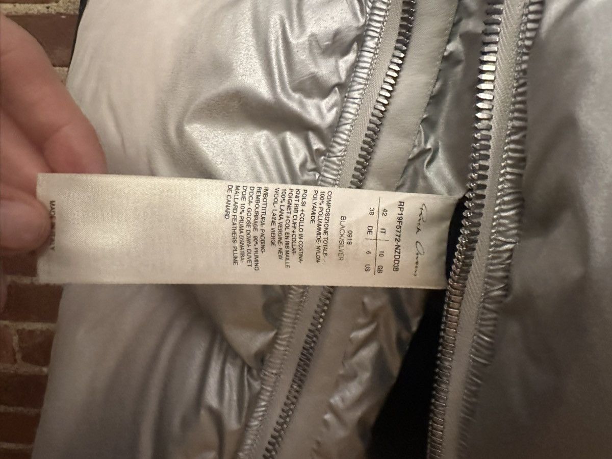 Rick Owens FW/19 Larry Two Tone Cropped Duvet Puffer Size US M / EU 48-50 / 2 - 16 Thumbnail