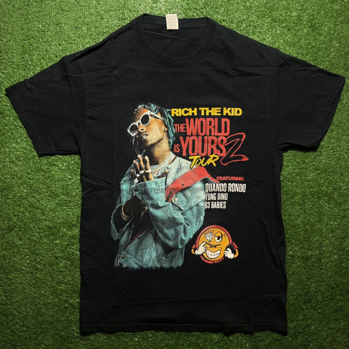 Rap Tees RICH THE KID “ THE WORLD IS YOURS 2 TOUR “ FRUIT OF THE ROOM Size US M / EU 48-50 / 2 - 1 Thumbnail