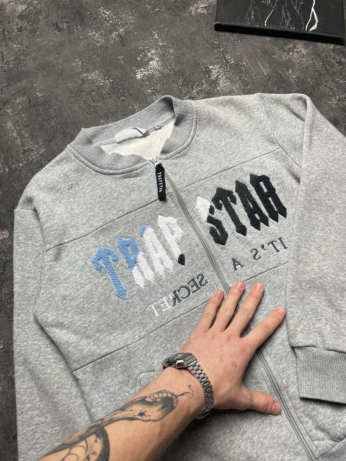 Trapstar London × Vintage Vintage TrapStar Zipped Hoodie Drill Style Size US S / EU 44-46 / 1 - 2 Thumbnail