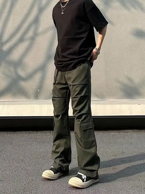 Vintage utility function cargo flared pants Size US 32 / EU 48 - 3 Thumbnail
