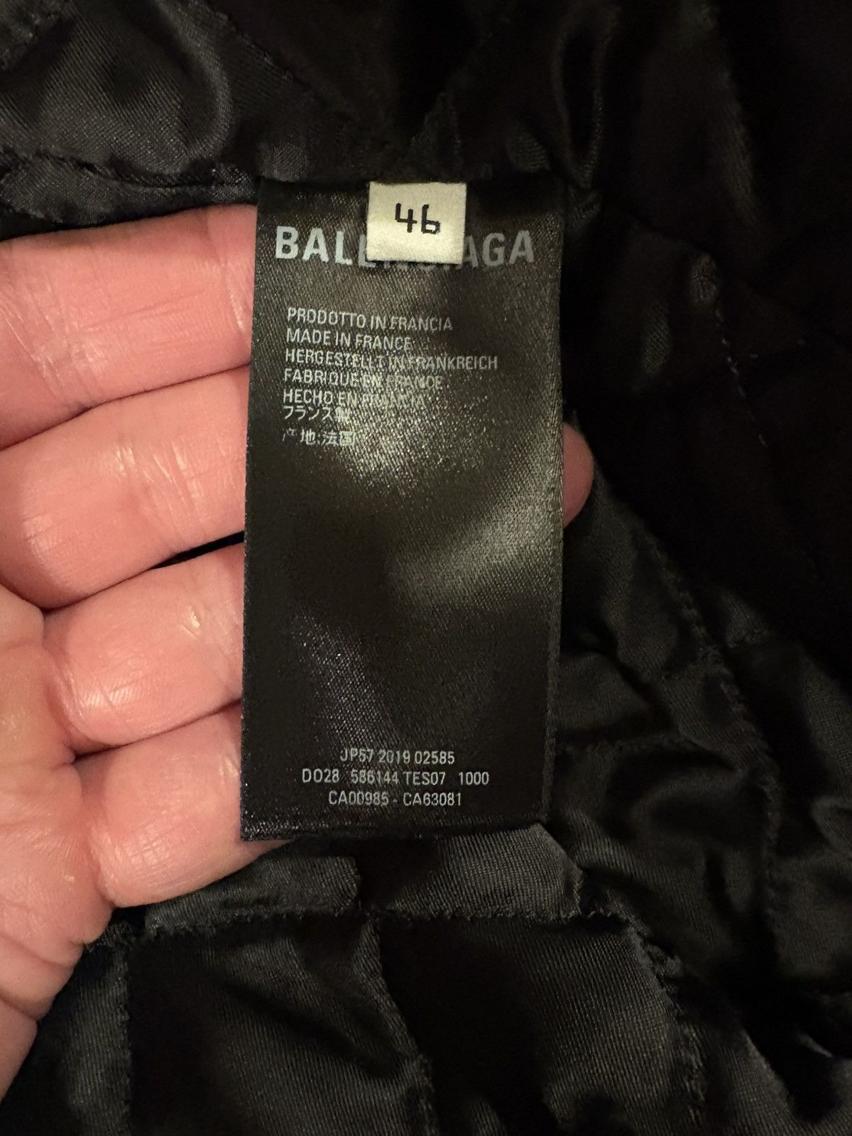 Balenciaga Balenciaga Lamb Leather Track Top Jacket Size US S / EU 44-46 / 1 - 19 Thumbnail