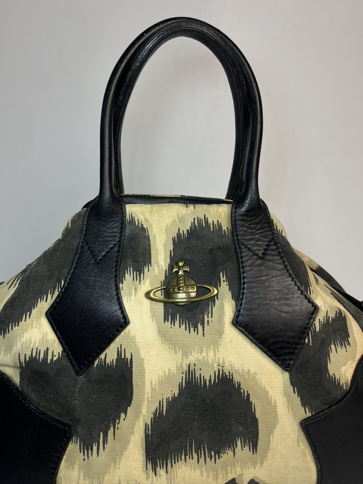 Vivienne Westwood Vivienne Westwood Safari in Black & White Medium Yasmin Bag Size ONE SIZE - 6 Thumbnail