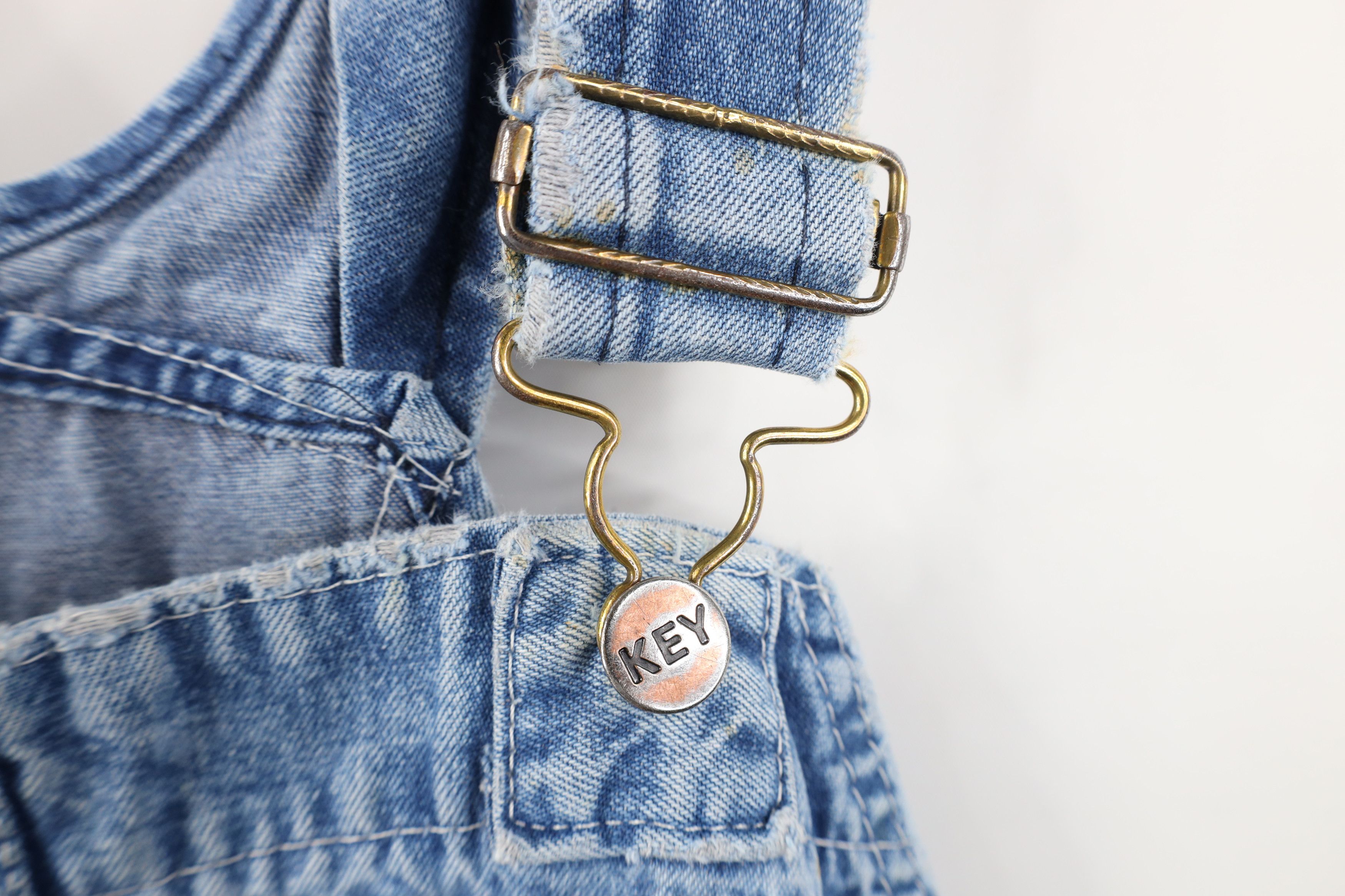 Vintage Vintage 90s Streetwear Thrashed Wide Leg Denim Overalls Size US 40 / EU 56 - 13 Thumbnail