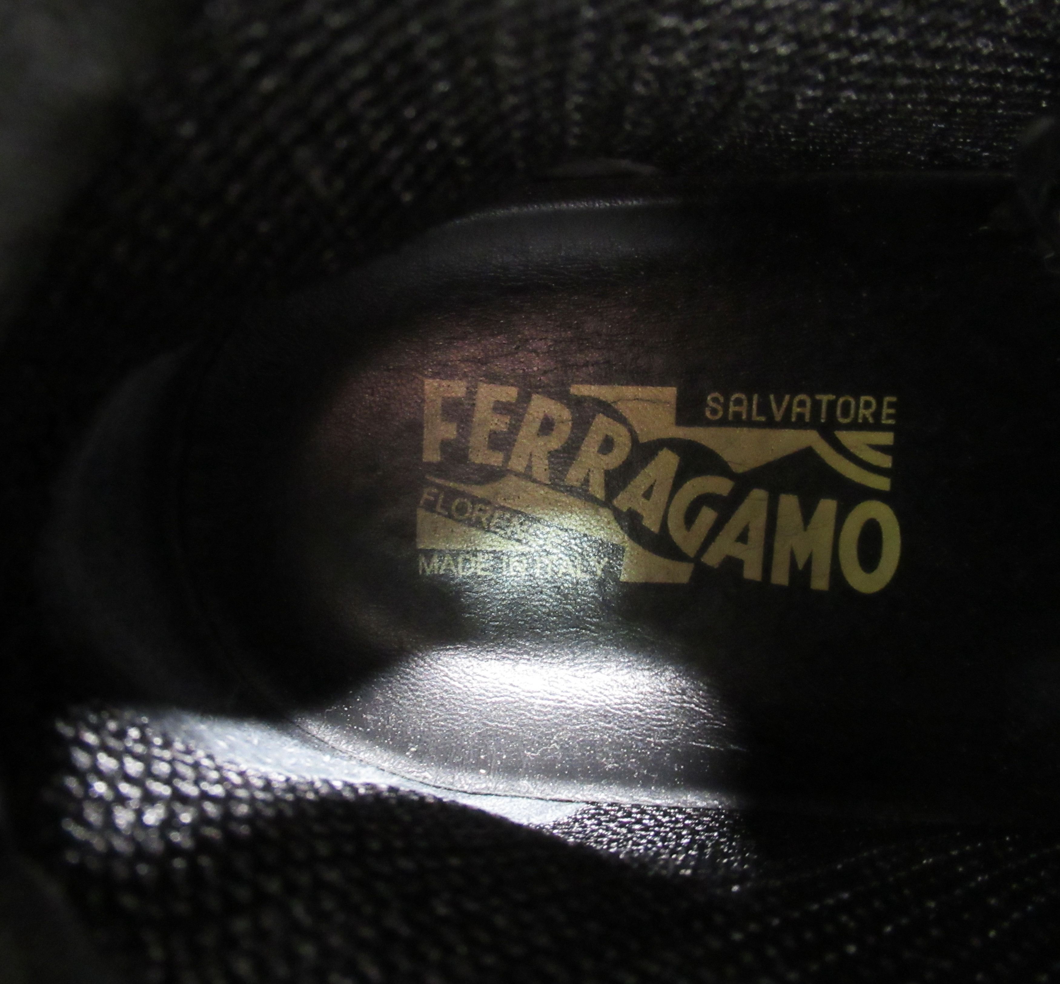 Salvatore Ferragamo Salvatore Ferragamo Stitched Gancini High-Top Sneaker Size US 8 / EU 41 - 4 Thumbnail