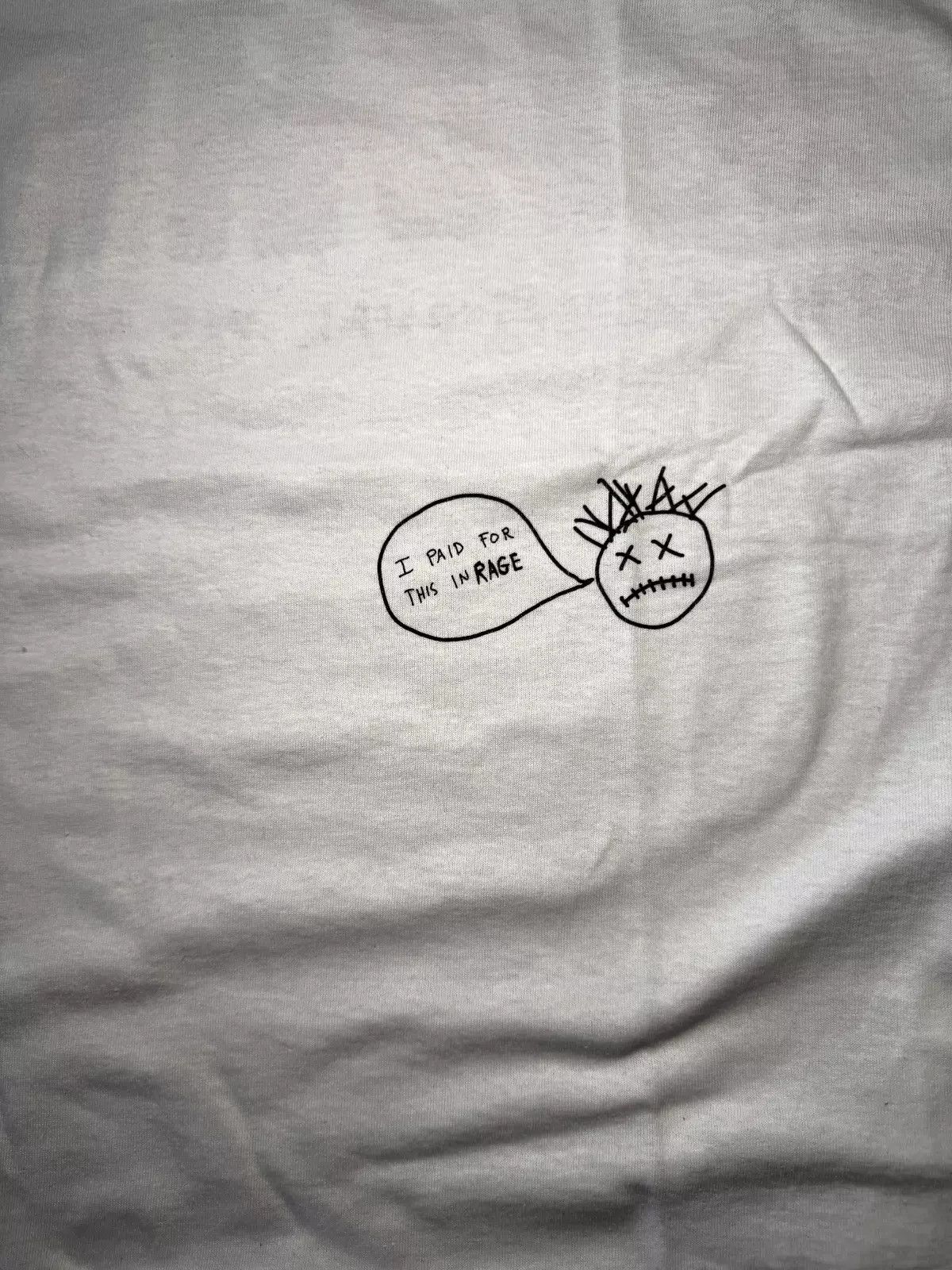 Travis Scott Travis Scott “I Paid For This In Rage” Graphic T-Shirt 2020 Size US XL / EU 56 / 4 - 3 Thumbnail
