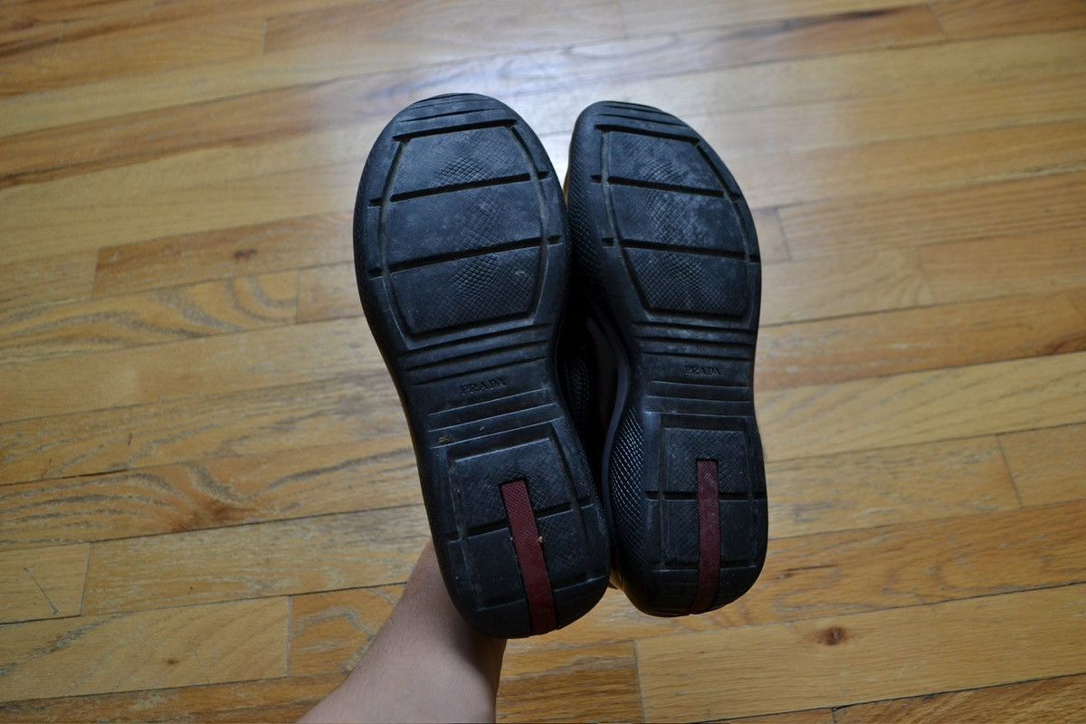 Prada 2000s Patent Leather America’s Cup Sneakers Size US 7 / IT 37 - 10 Thumbnail