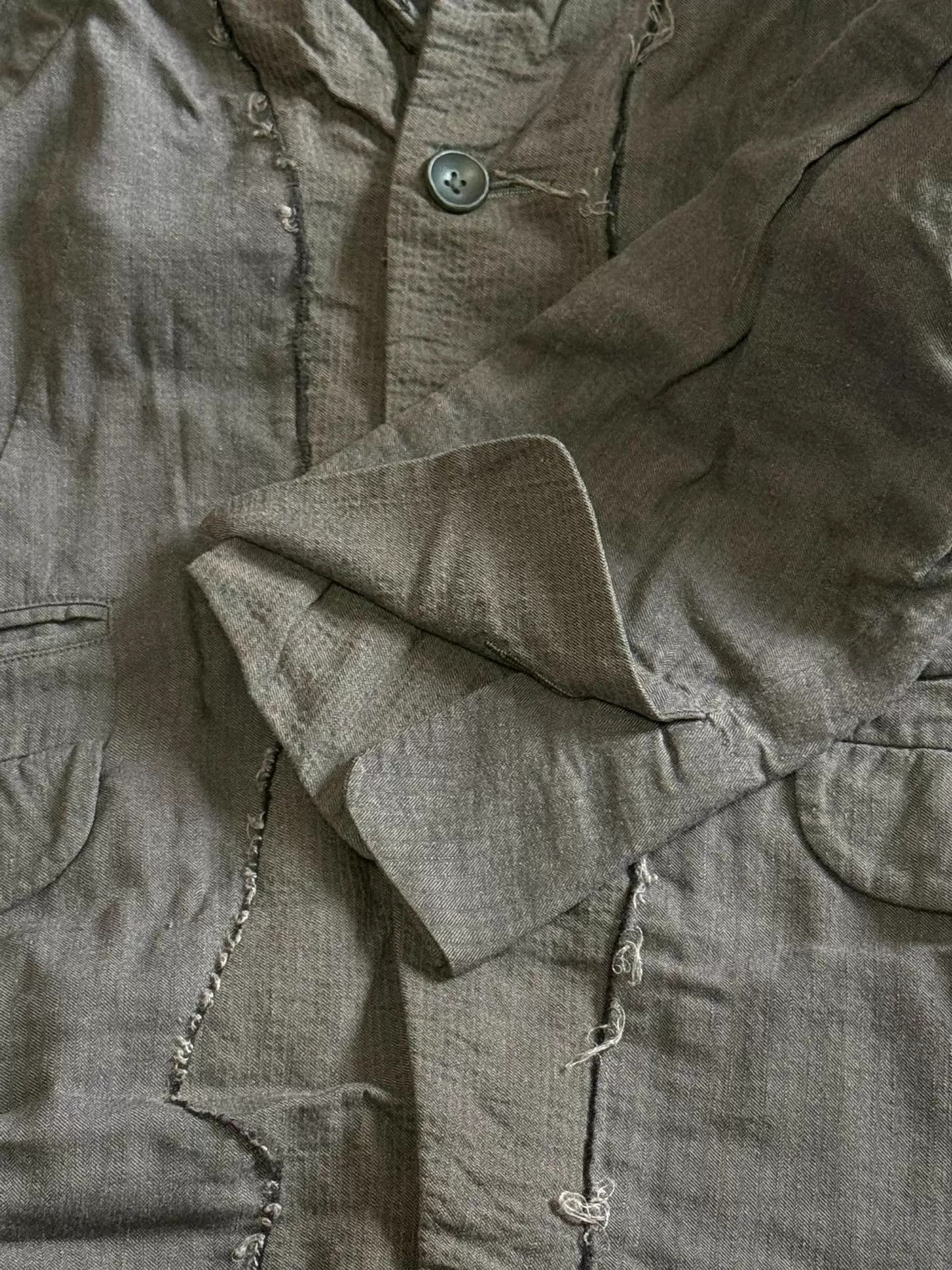 Ziggy Chen Ziggy Chen 15SS Double Sleeve No Shoulder Line Jacket 48 Size US M / EU 48-50 / 2 - 4 Thumbnail