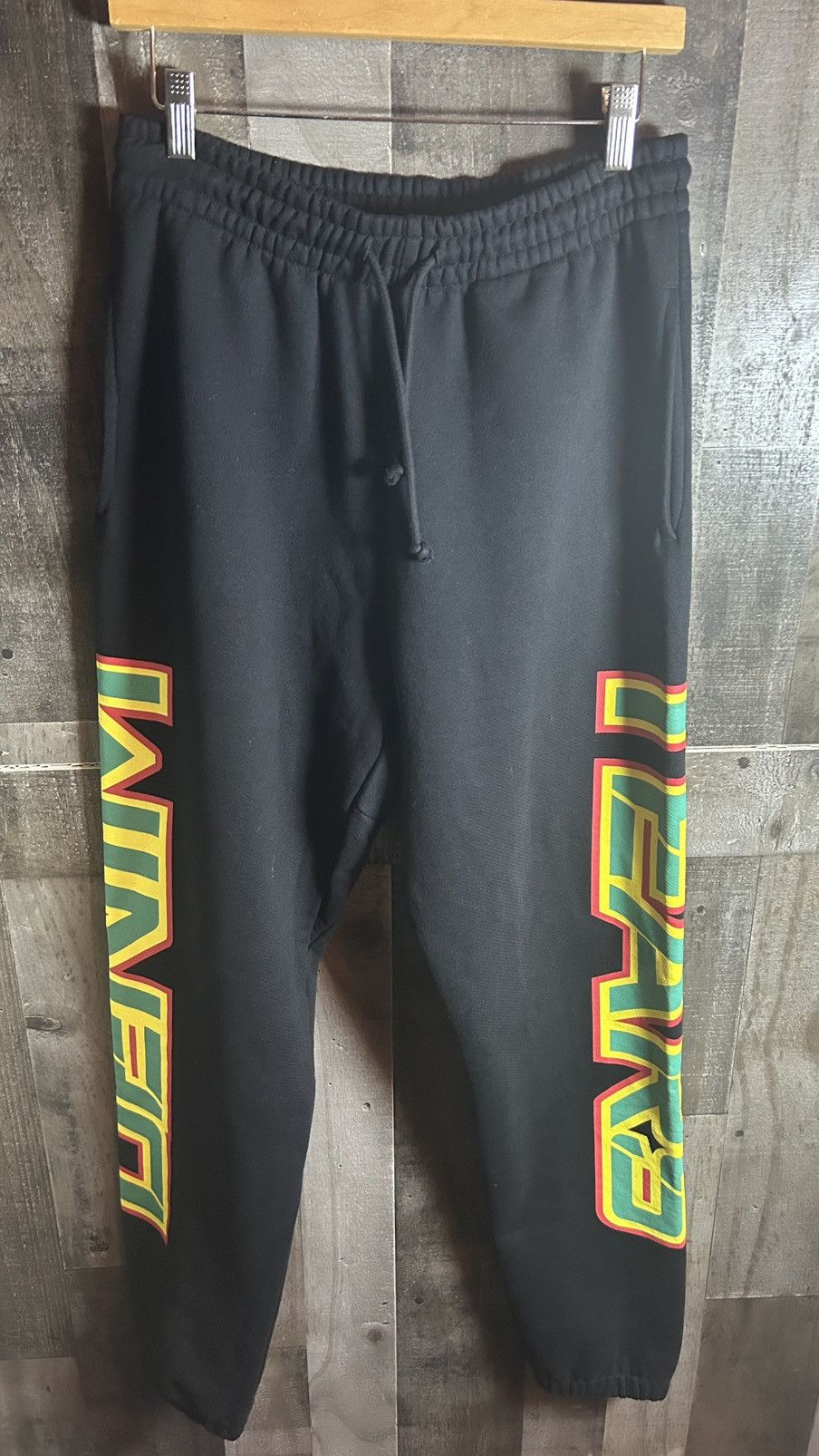 DENIM TEARS Denim Tears Spring Gardens Sweatpants Black Size US 28 / EU 44 - 1 Thumbnail