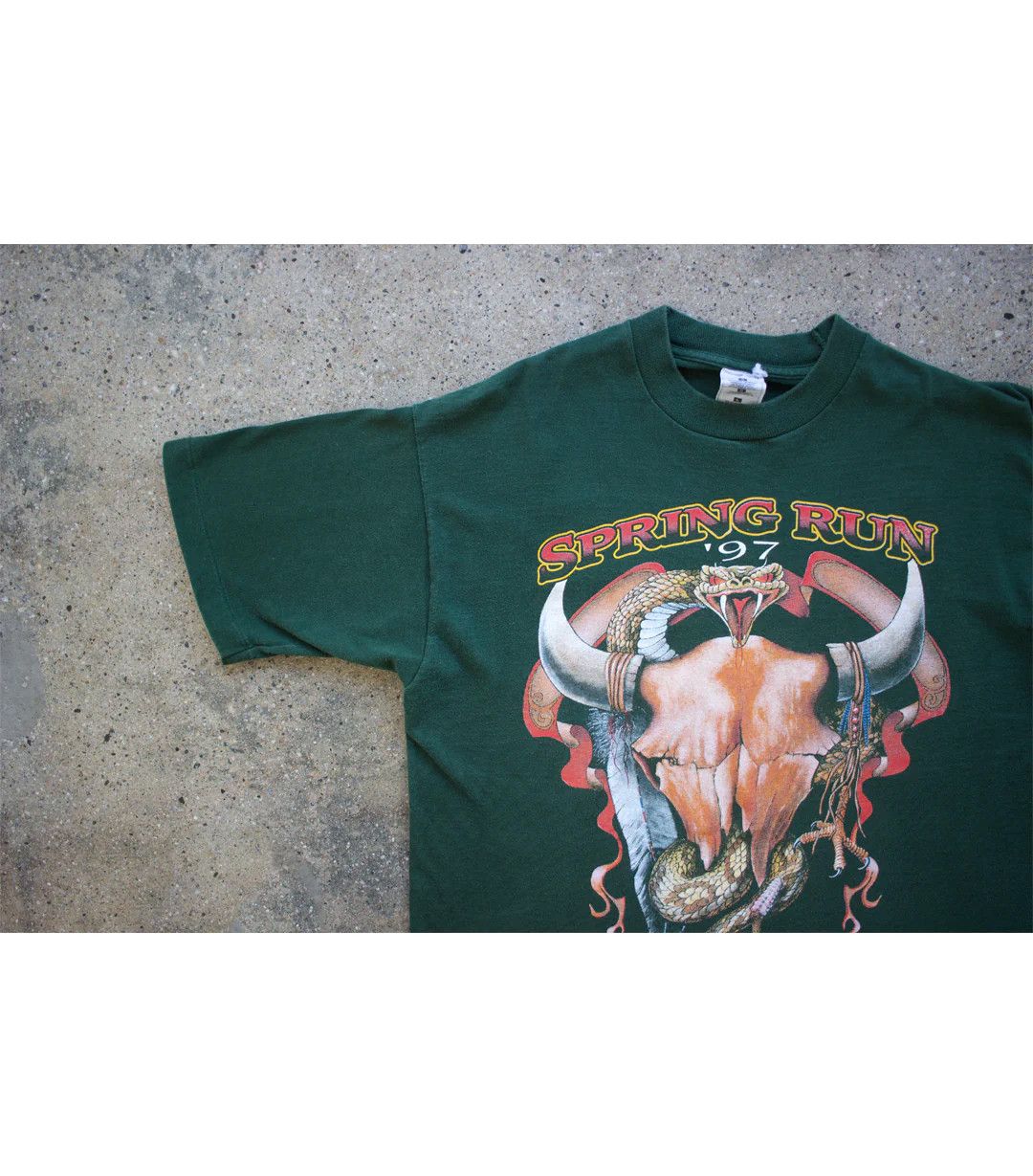 Vintage 1997 Vintage Spring Run T-Shirt Size US L / EU 52-54 / 3 - 7 Thumbnail