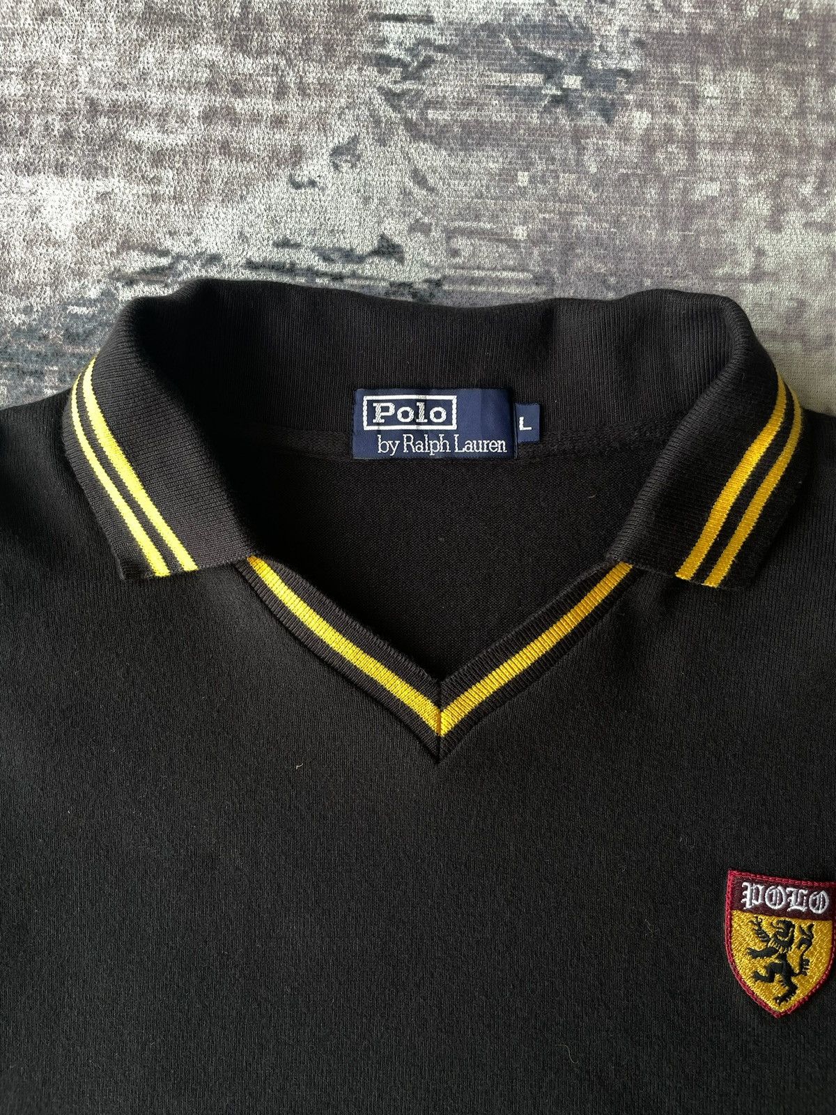 Polo Ralph Lauren Vintage OG Polo Ralph Lauren Lion Crest Polo Crewneck Size US L / EU 52-54 / 3 - 4 Thumbnail