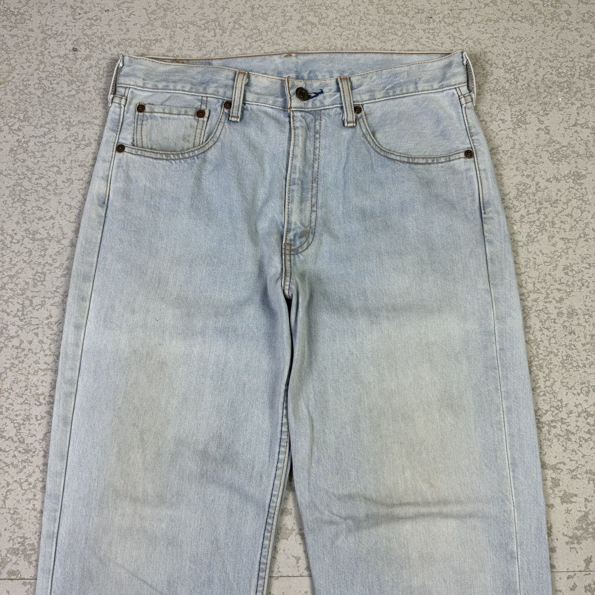 Levi's × Vintage 💥Vintage 90s Levis 511 Ripped Light Blue Denim Pant Size US 31 - 5 Thumbnail