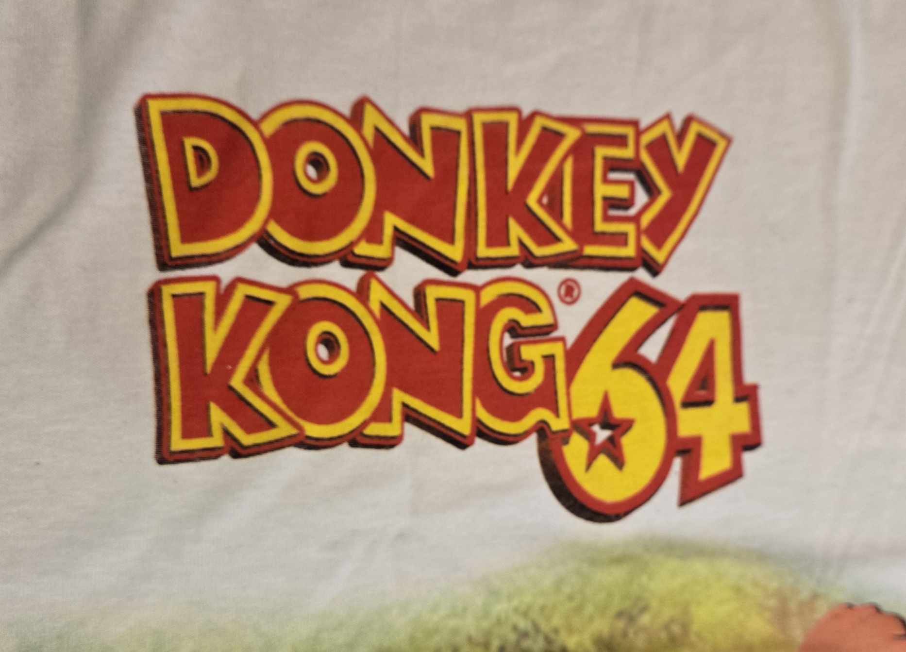 Vintage 90s deadstock Donkey Kong 64 promo tee Size US XL / EU 56 / 4 - 3 Thumbnail