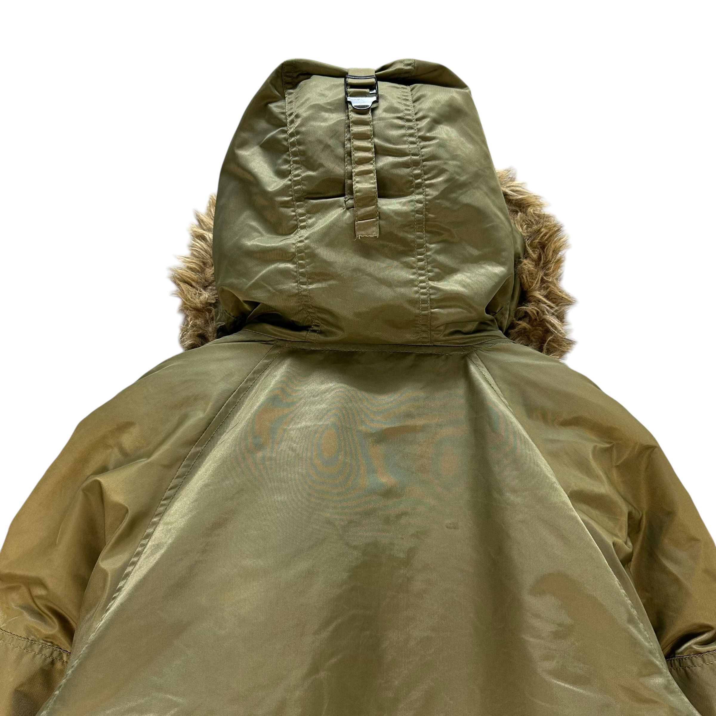 Alpha Industries ALPHA INDUSTRIES X MATERIAL GIRL Fur Hooded Parka #A75-1817 Size US XS / EU 42 / 0 - 17 Thumbnail