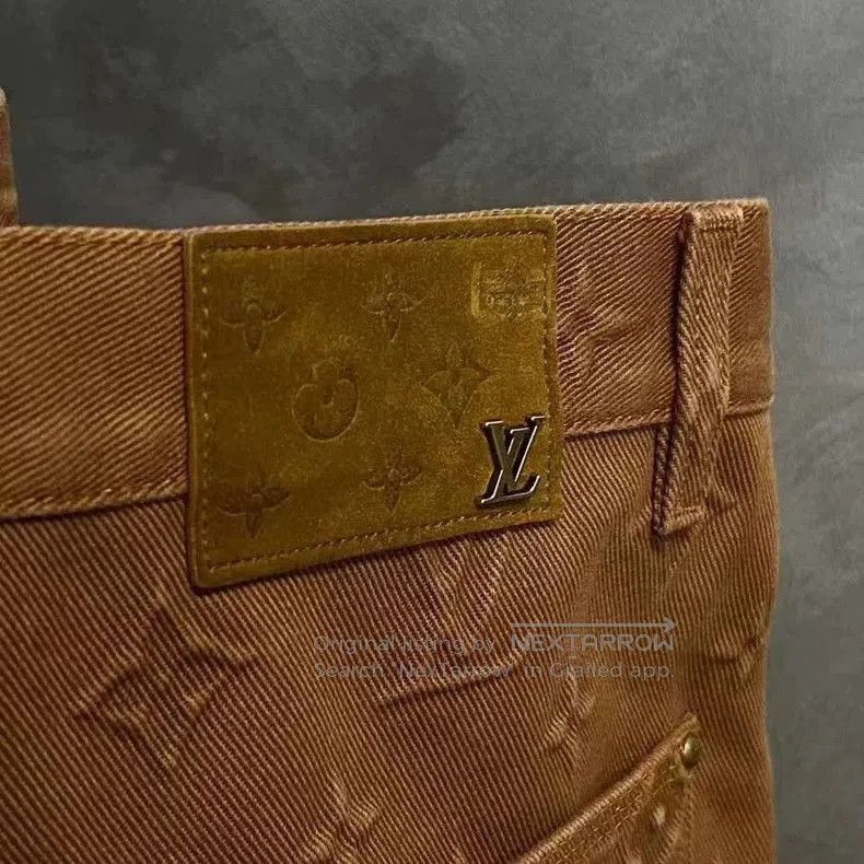 Louis Vuitton Louis Vuitton Monogram Khaki Jeans. Size US 33 - 3 Thumbnail