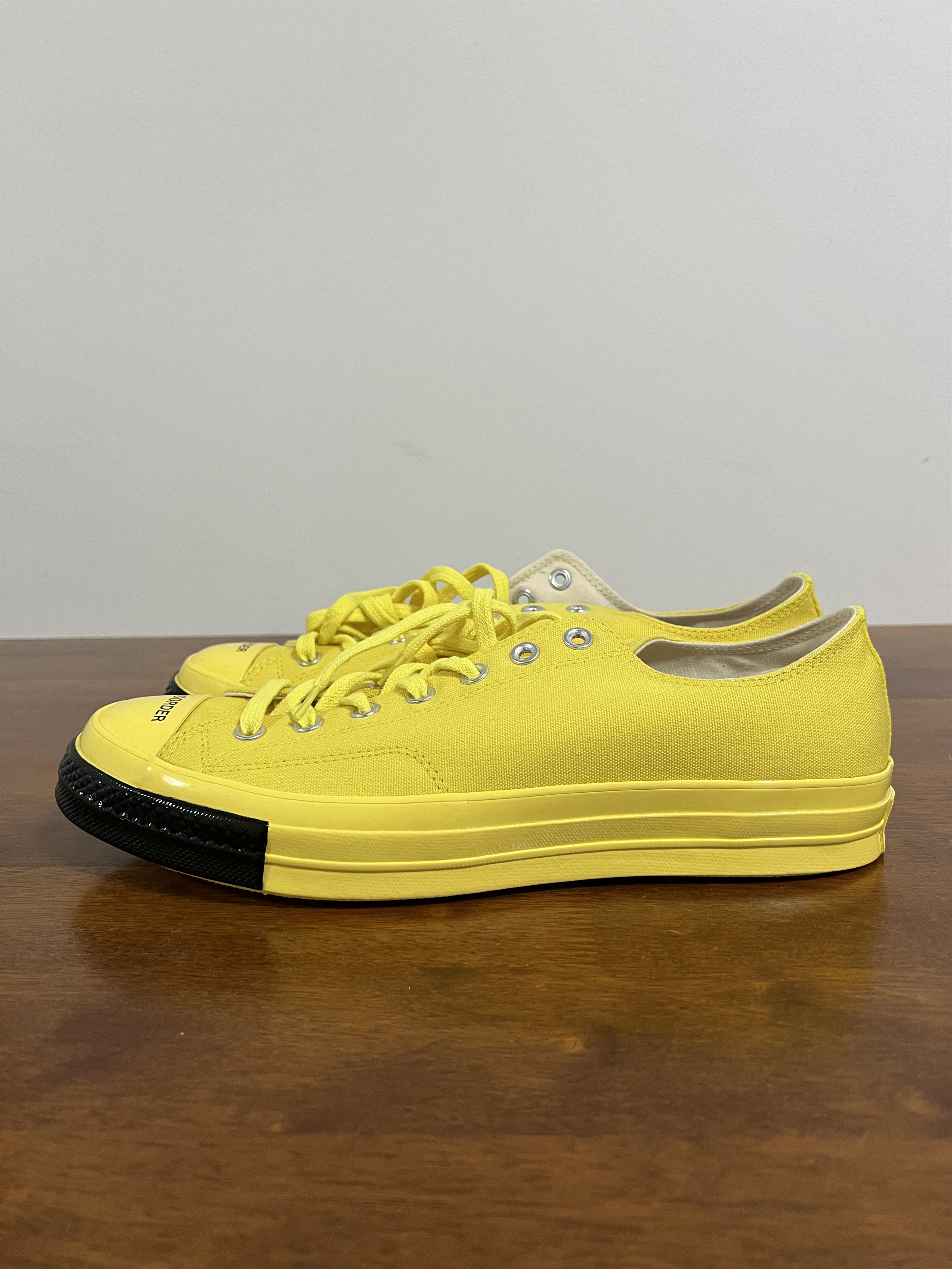 Converse × Undercover 💚 2018 Undercover x Converse Chuck 70 OX Buttercup Yellow Size US 12 / EU 45 - 4 Thumbnail
