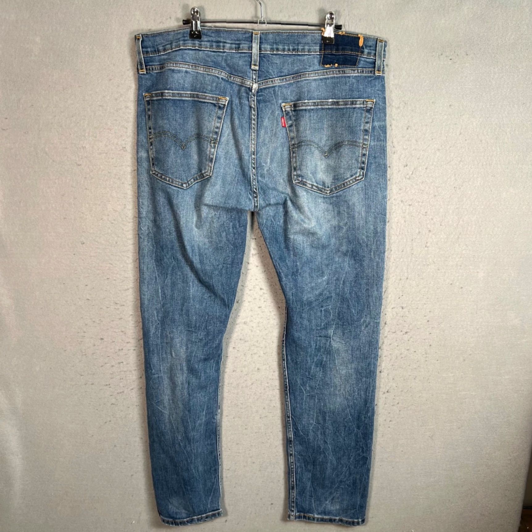Levi's Levi's 500 Series Jeans Mens 36 X 30 Cotton Denim 5-Pocket Design Tapered Blue, Regular Rise, Zip Closure, Machine Washable, Vintage: No Size US 36 / EU 52 - 2 Thumbnail