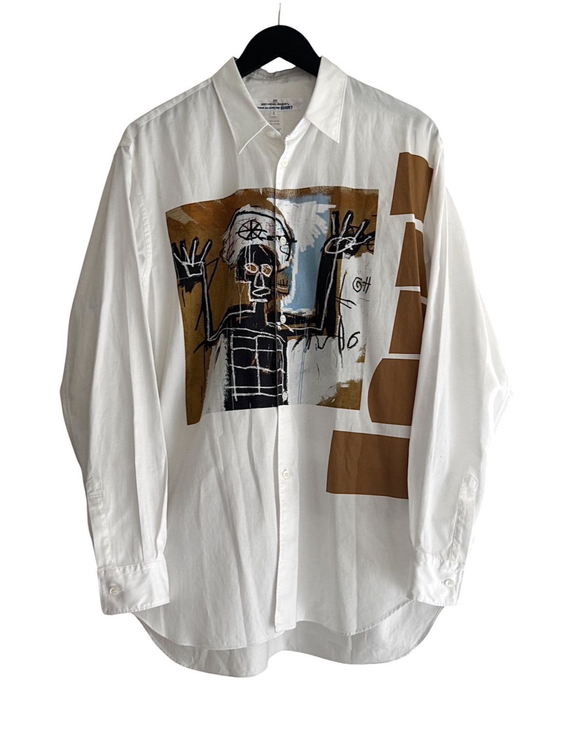 Comme des Garcons Comme Des Garcons Jean Michel Basquiat Rare Button Up Shirt Size US L / EU 52-54 / 3 - 1 Thumbnail