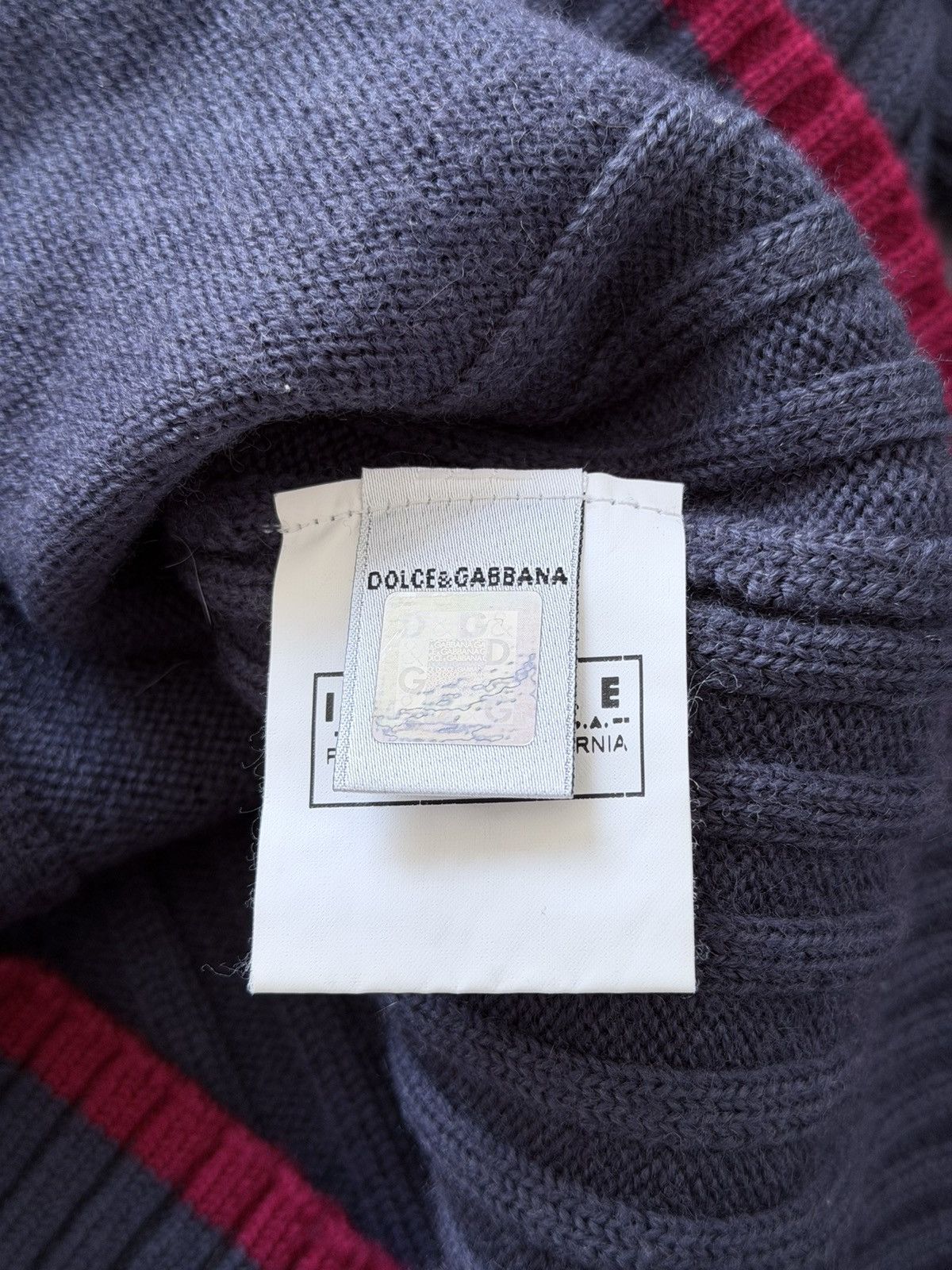 Dolce & Gabbana 2000s Dolce & Gabbana Wool Knit Zip Sweater Size US M / EU 48-50 / 2 - 9 Thumbnail