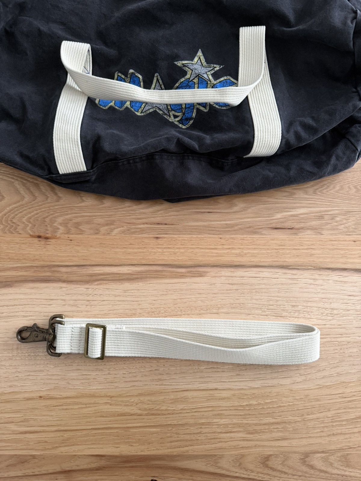 Mitchell & Ness Mitchell & Ness Retro NBA Orlando Magic Black Duffle Bag Size ONE SIZE - 4 Thumbnail