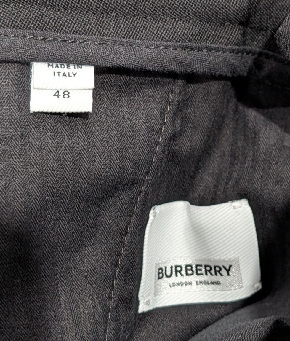 Burberry Burberry Two-Tone Tapered Trousers Pants Black 48 US 32 Size US 32 / EU 48 - 7 Thumbnail