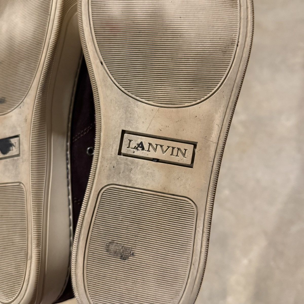 Lanvin Lanvin DBB1 Patent Leather Suede Cap Toe Sneakers US 10 Size US 10 / EU 43 - 9 Thumbnail