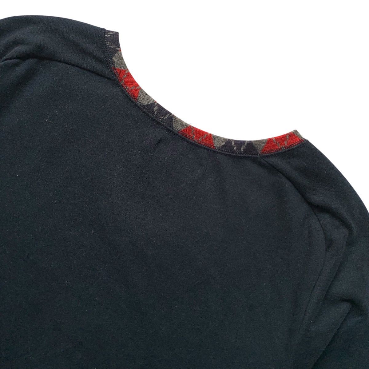 Morgan Homme Vintage morgan homme v-neck sweater with argyle pattern Size US M / EU 48-50 / 2 - 5 Thumbnail