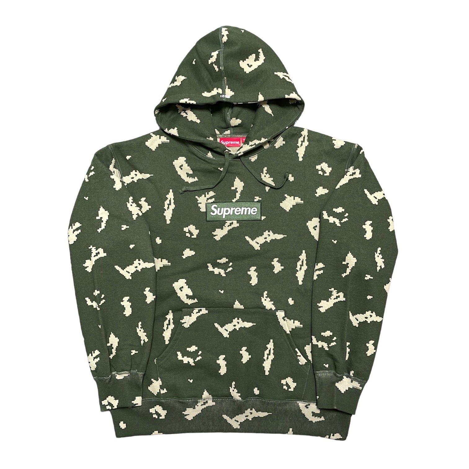 Supreme Supreme SS21 Small Box Logo Tiger stripe Camo Hoodie L 