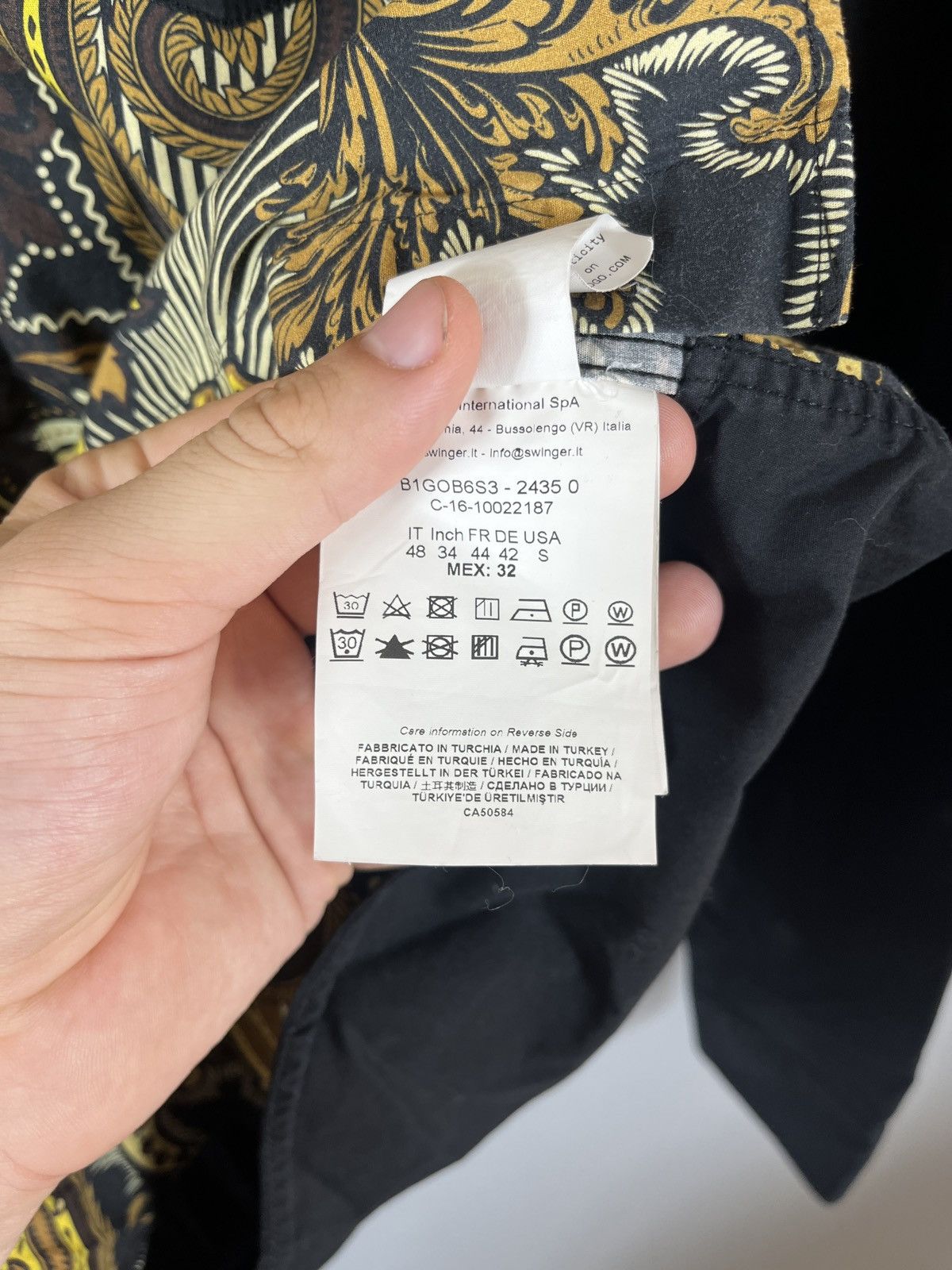 Versace Jeans Couture Versace Jeans Shirt Avant-garde style Size US S / EU 44-46 / 1 - 7 Thumbnail