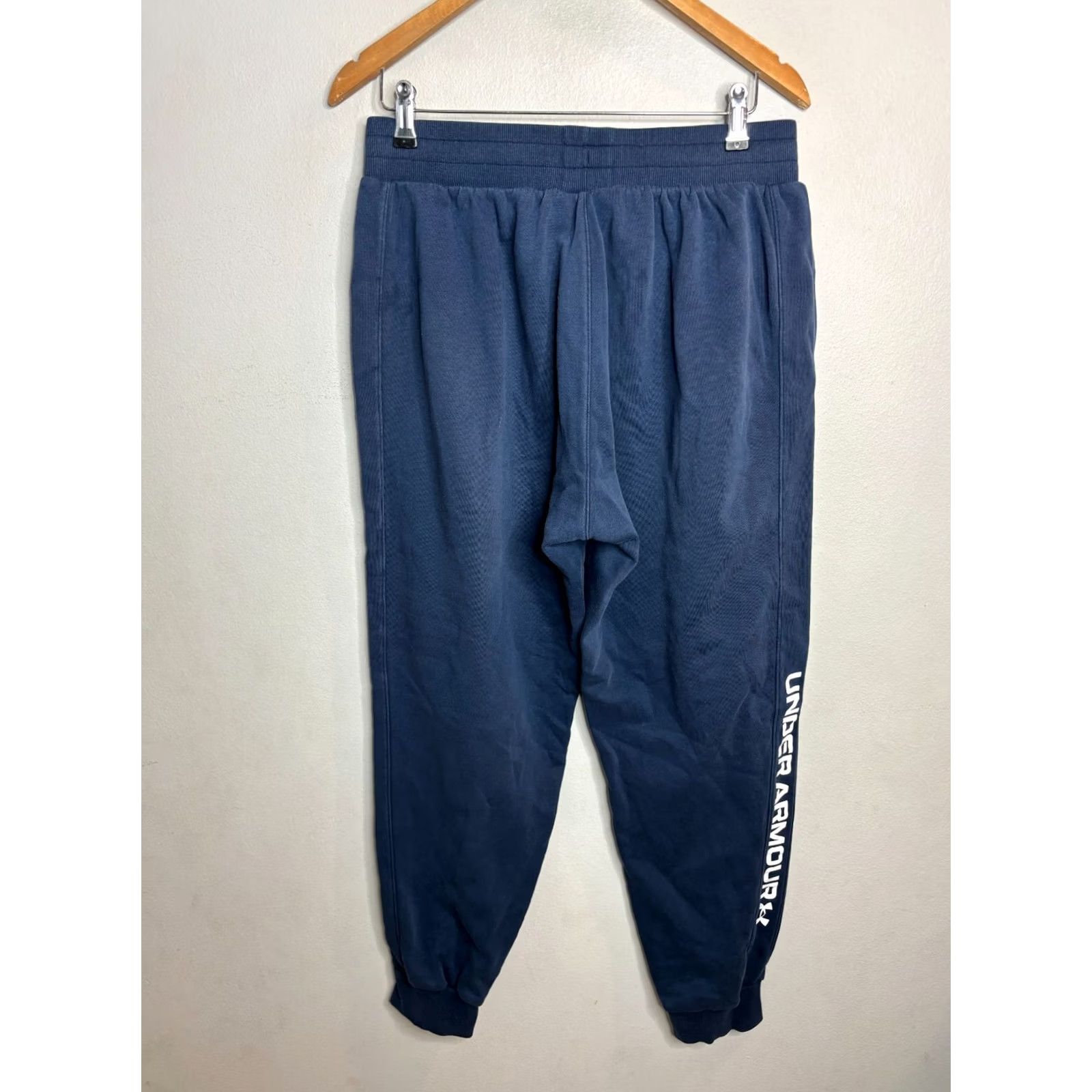 Under Armour Under Armour Pants Sweatpants Jogger Men's Large Blue Drawstring Size US 33 - 5 Thumbnail