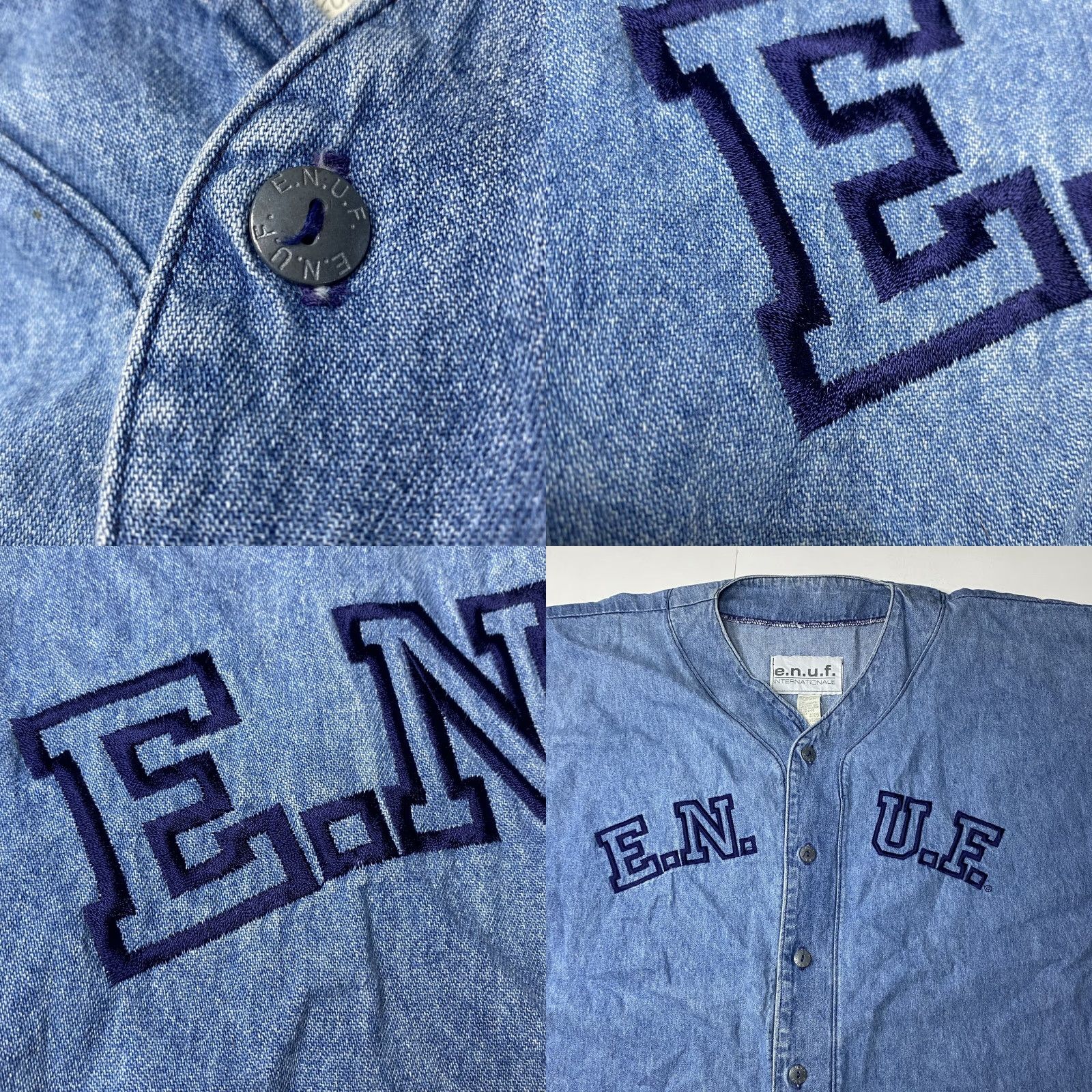Denime VINTAGE ENUF Internationale Shirt Size US S / EU 44-46 / 1 - 9 Thumbnail