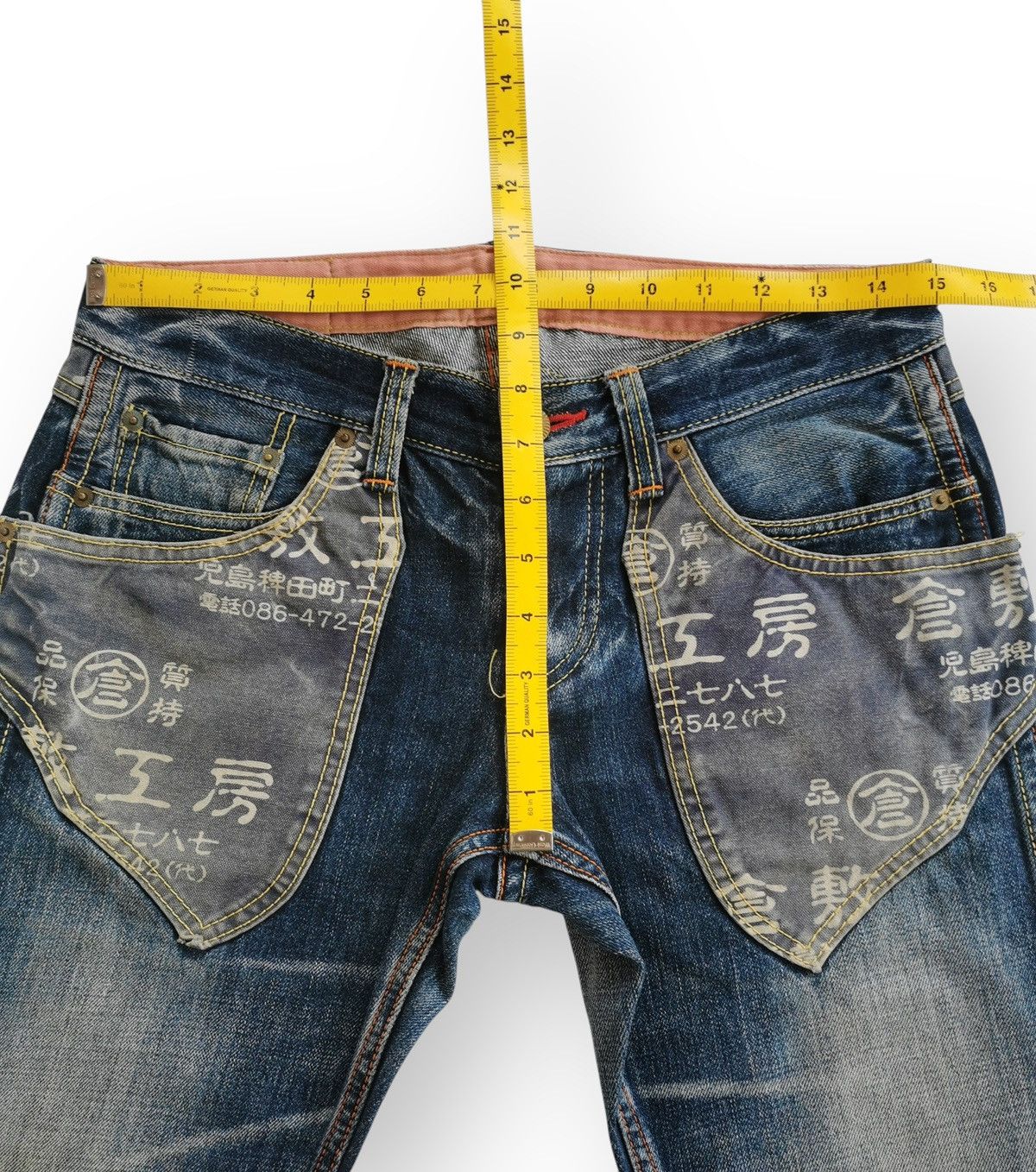 Eternal ETERNAL bootcut jeans with the pocket graphic Size US 30 / EU 46 - 11 Thumbnail