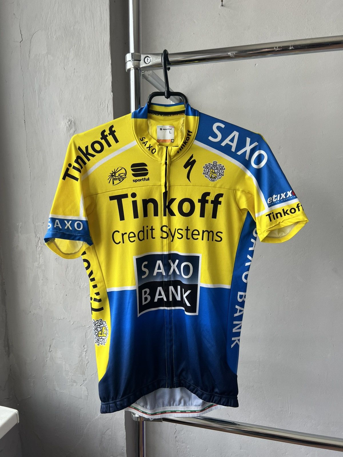 Other TINKOFF SAXO BANK TEAM UCI WORLD TOUR CYCLING JERSEY Size US L / EU 52-54 / 3 - 2 Thumbnail