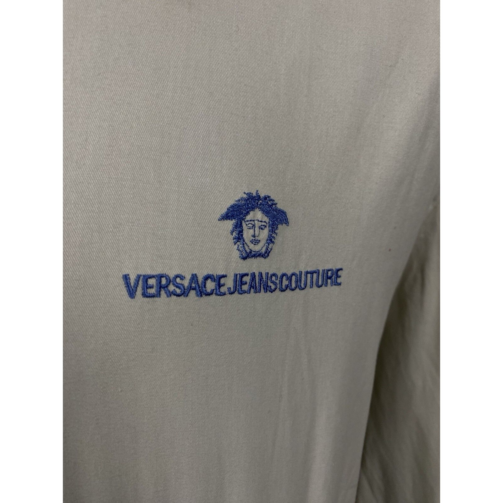 Versace Versace Jeans Couture Small Logo VTG Men's Beige Collared Ut Size US XL / EU 56 / 4 - 8 Thumbnail