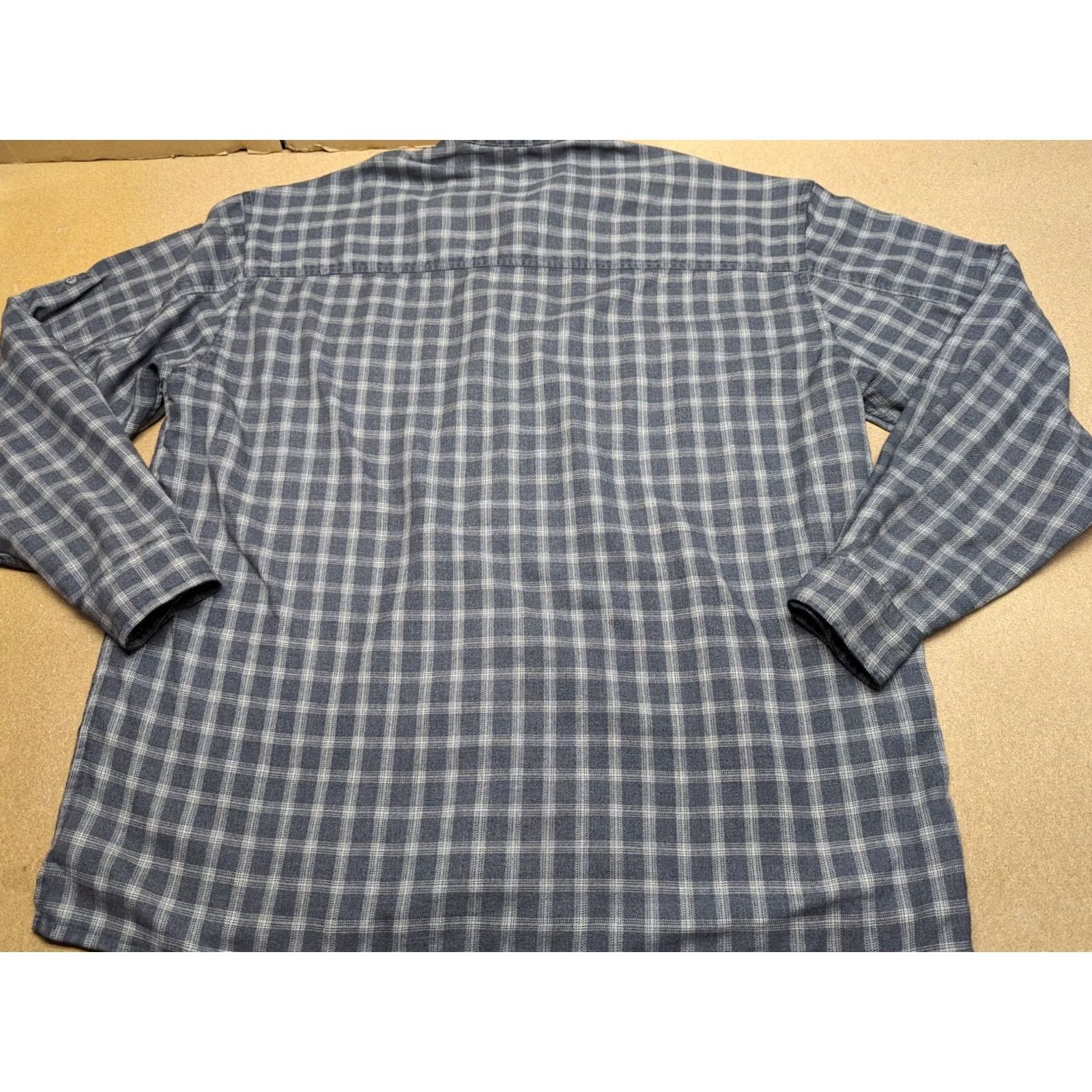 Vintage Schoffel Mens Button Up Flannel Shirt 2XL Gray Plaid Cotton Viscose Shirt Mens Size US XXL / EU 58 / 5 - 2 Thumbnail