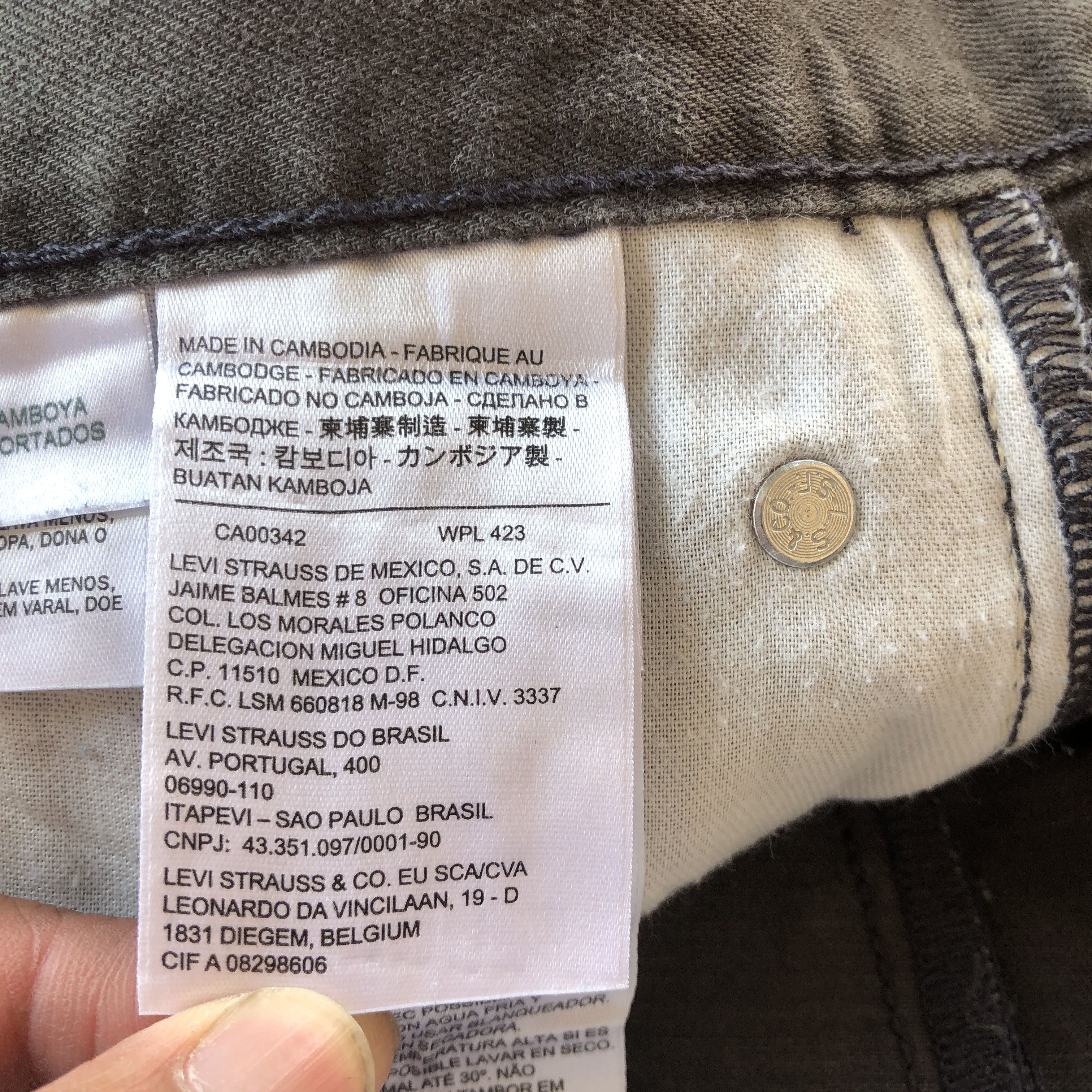 Jean Vintage Levis 505 Paint Splatter Jeans Levi's Black Denim Size US 32 / EU 48 - 9 Thumbnail