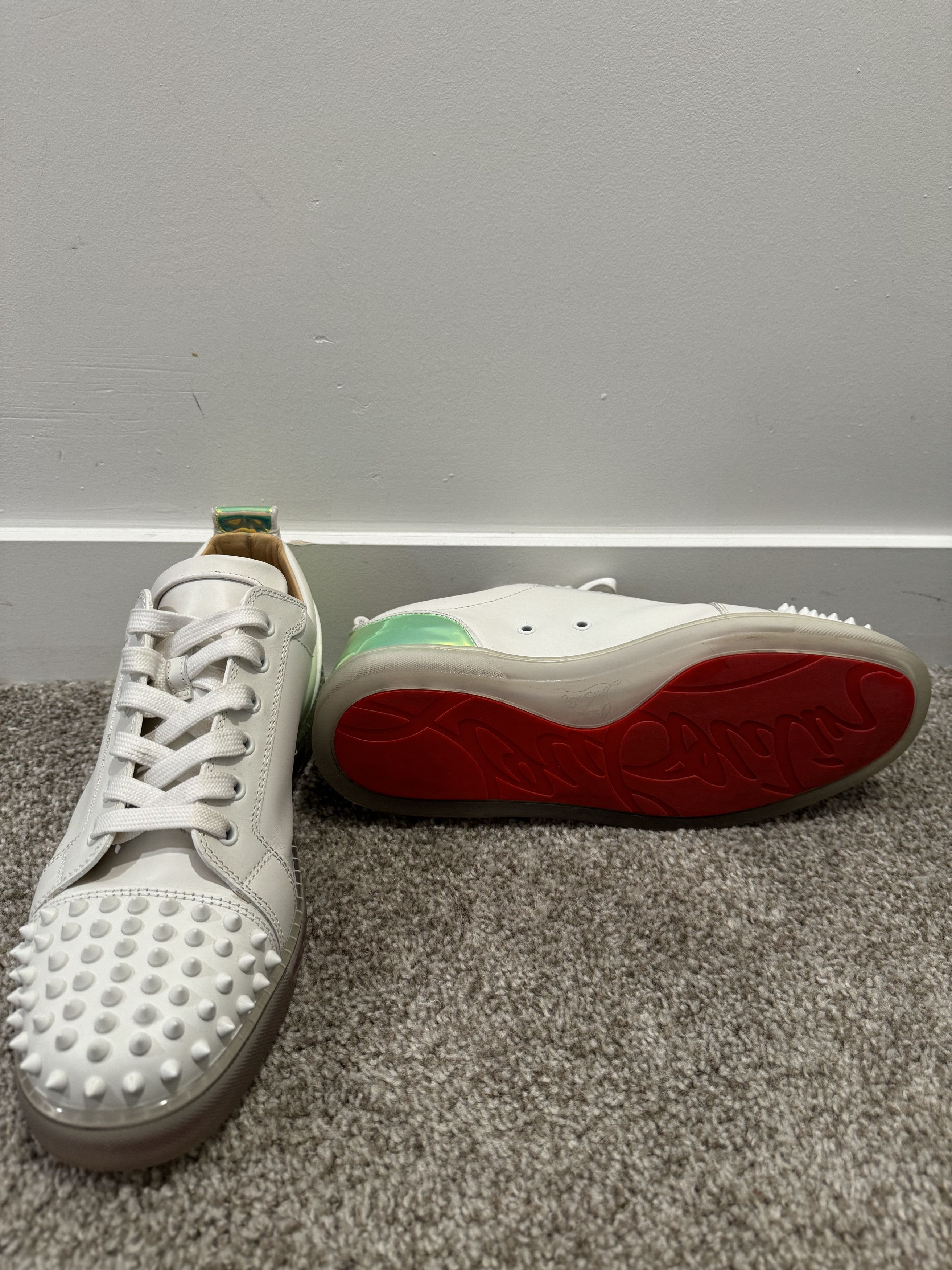Foot Louboutin Spike Trainers Christian Louboutin Mens Spike Sneakers