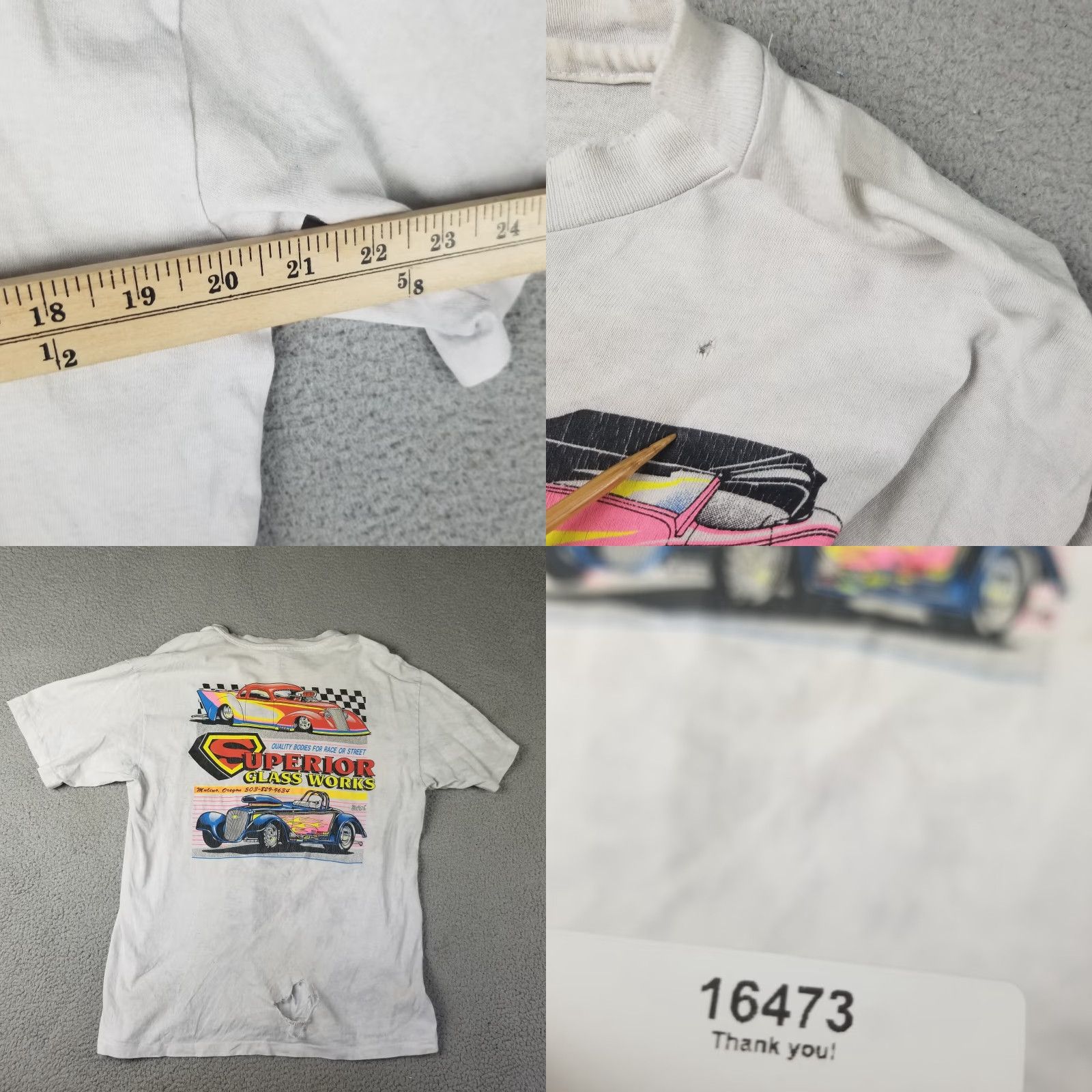 Hanes VINTAGE Ford 1932 Coupe Shirt Men Large Graphic Tee Cars Hot Rod Grunge 90s Mens Size US L / EU 52-54 / 3 - 8 Thumbnail
