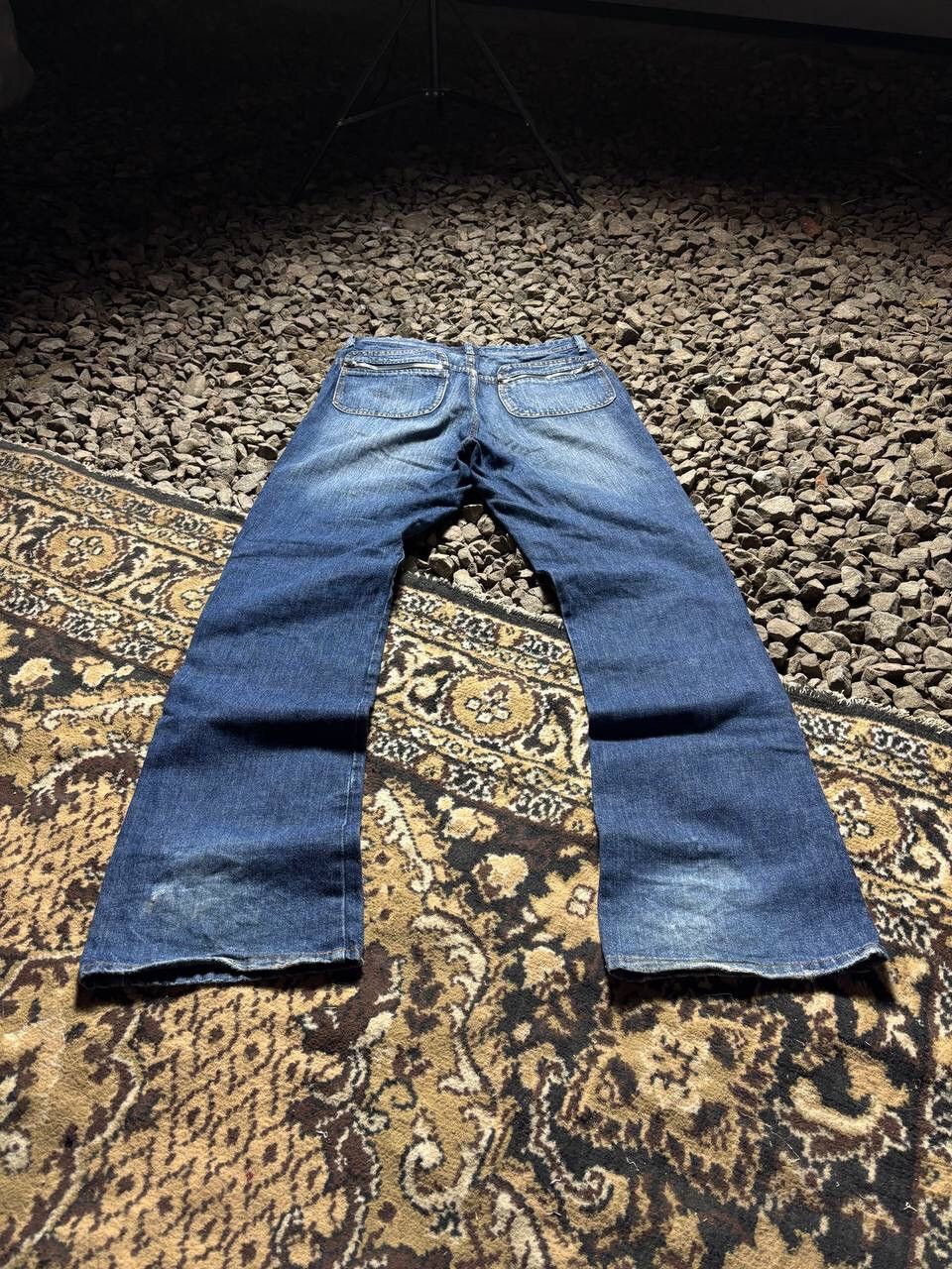 Hysteric Glamour (ヒステリックグラマー) SNAKE LOOP柄 オーバーサイズデニムジャケット ブラック サイズ:FREE