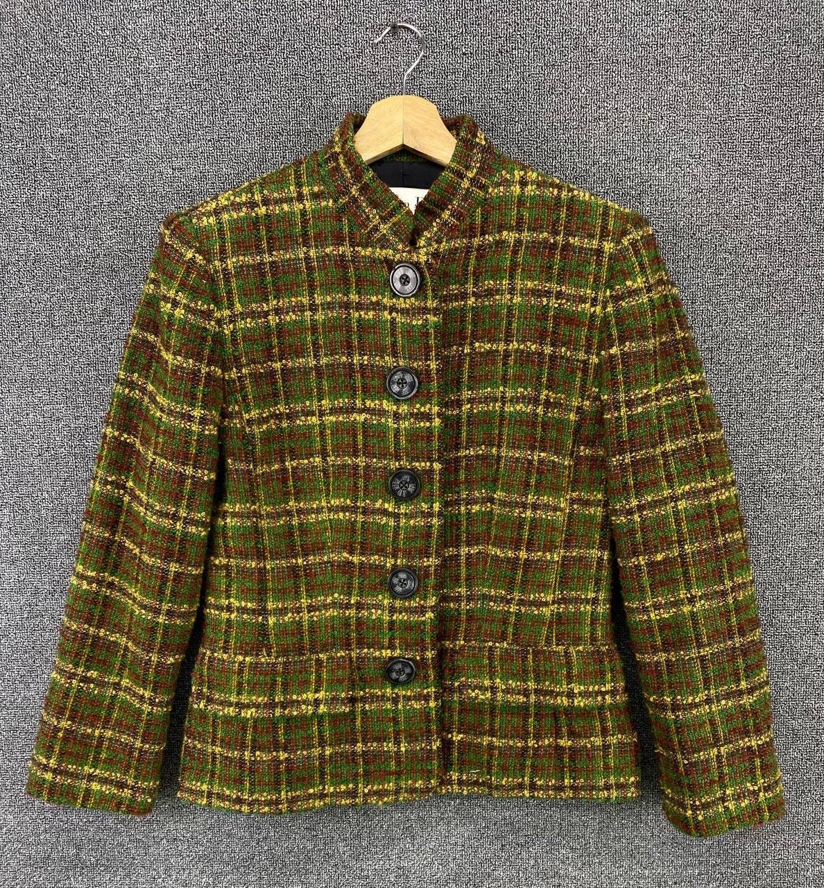 Christian Dior Monsieur Vintage Christian Dior Knitted Tweed Jacket Size L / US 10 / IT 46 - 1 Thumbnail