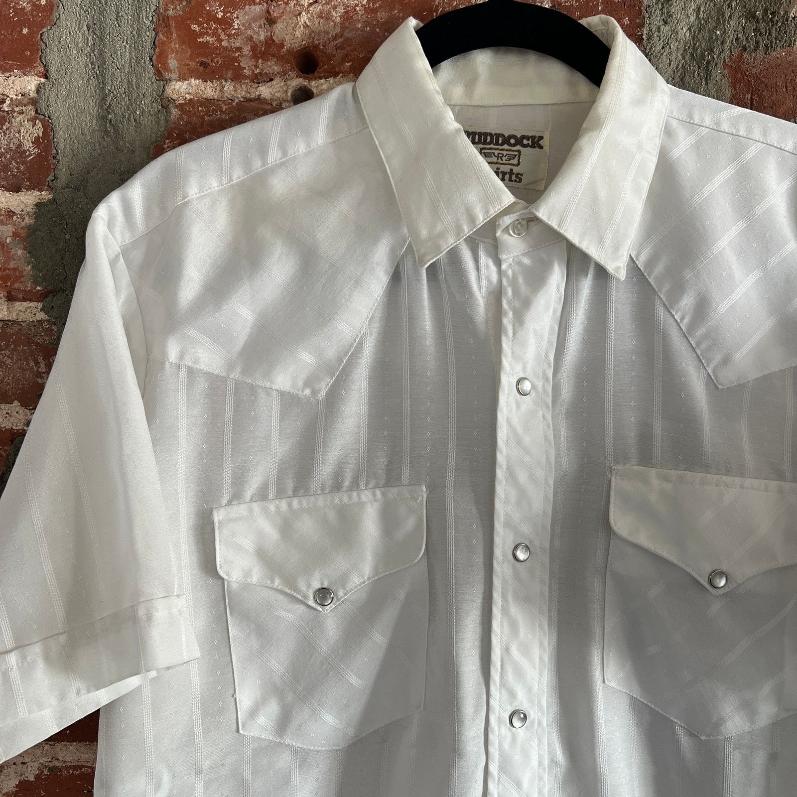 Vintage VTG Ruddock Made in USA Western Pearl Snap Shirt L 23x31 Size US L / EU 52-54 / 3 - 1 Thumbnail