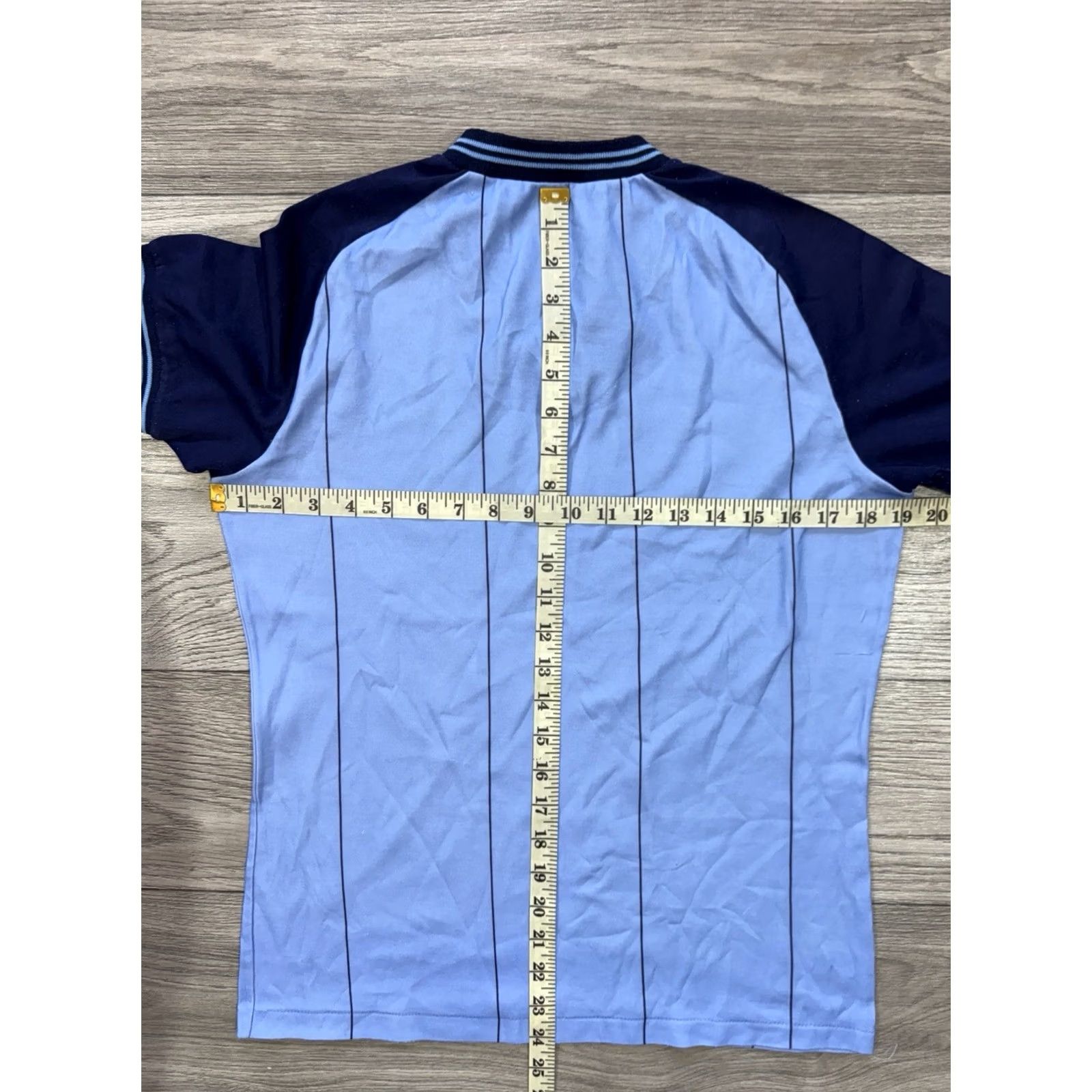 Le Coq Sportif VINTAGE Le Coq Sportif TEMPLATE FOOTBALL SHIRT SOCCER JERSEY Navy Blue S Mens Size US S / EU 44-46 / 1 - 3 Thumbnail