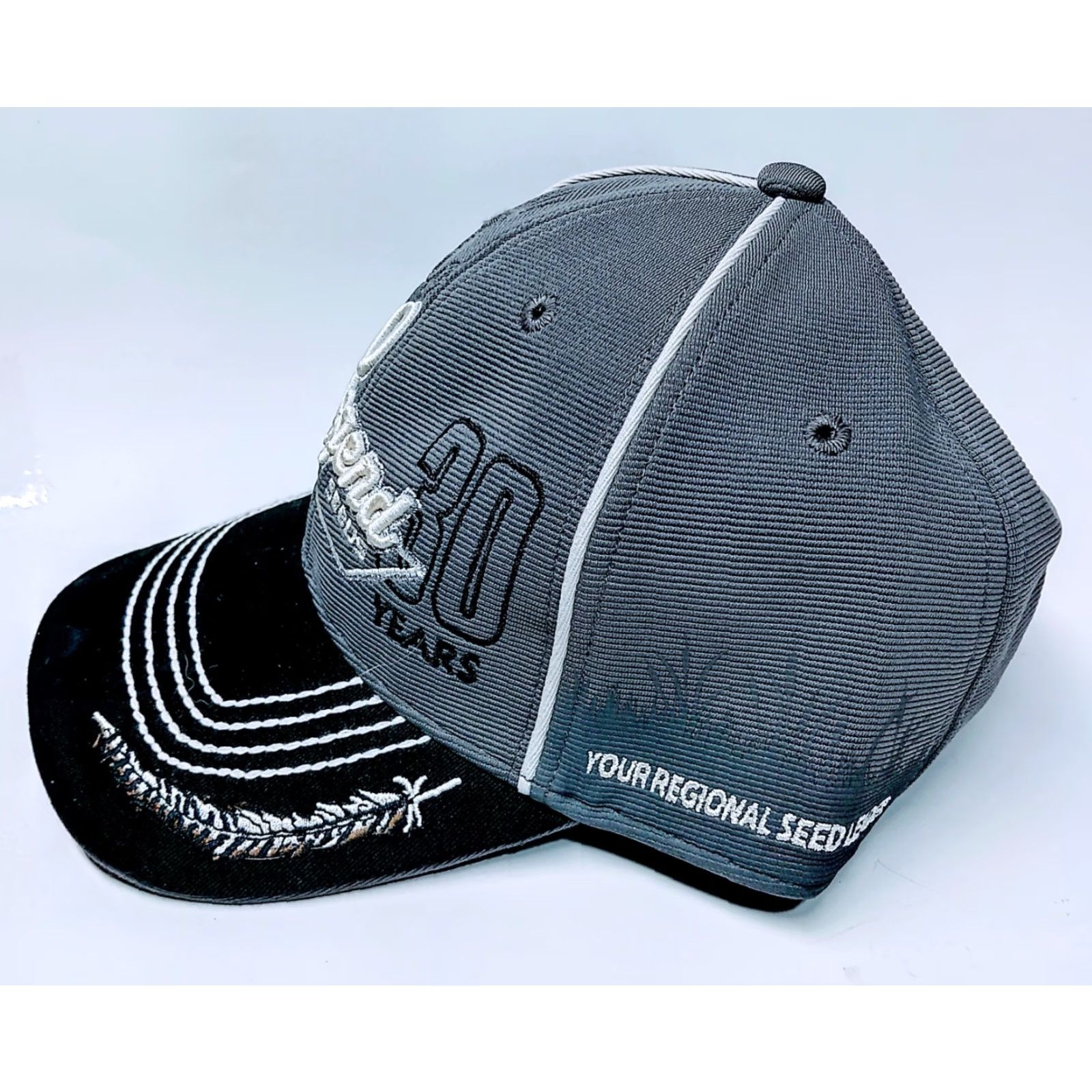 Vintage Legend Seeds Hat Baseball Cap Men Adjustable Gray 90s USA Farm Pheasant Display Canvas Cotton Polyester Size ONE SIZE - 5 Thumbnail